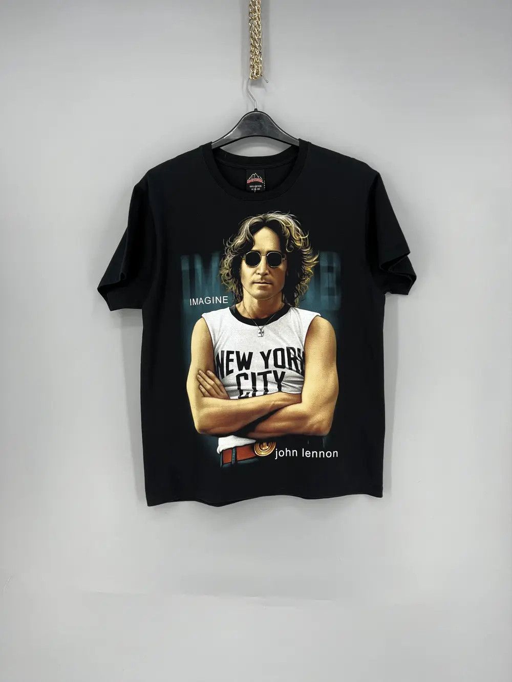 Vintage John Lennon All Over Print Vintage Tee Size US M / EU 48-50 / 2 - 2 Thumbnail