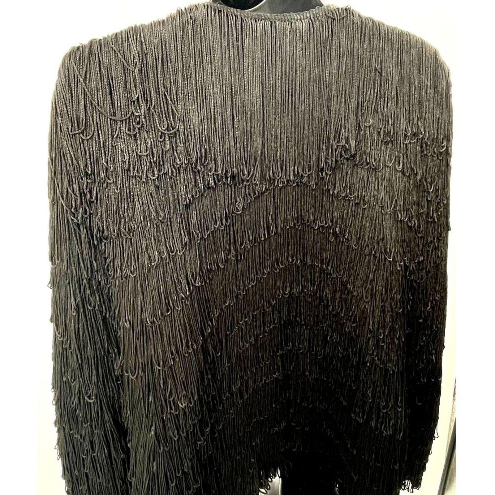 Anthropologie Anthropologie Fringed Long-Sleeve Jacket by Vanessa Virginia Size M / US 6-8 / IT 42-44 - 5 Thumbnail