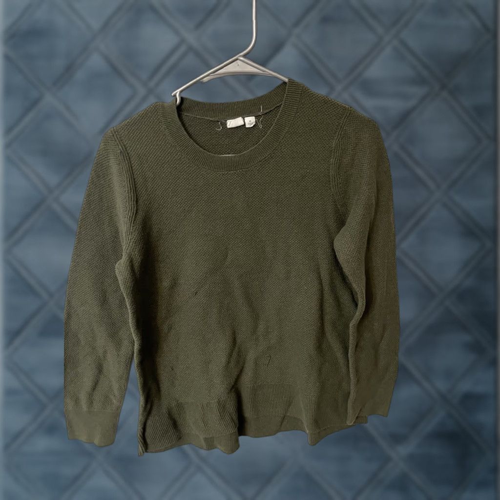Gap Gap Women's Size Medium Green Pullover Crew Neck Long Sleeve Sweater Size M / US 6-8 / IT 42-44 - 1 Thumbnail