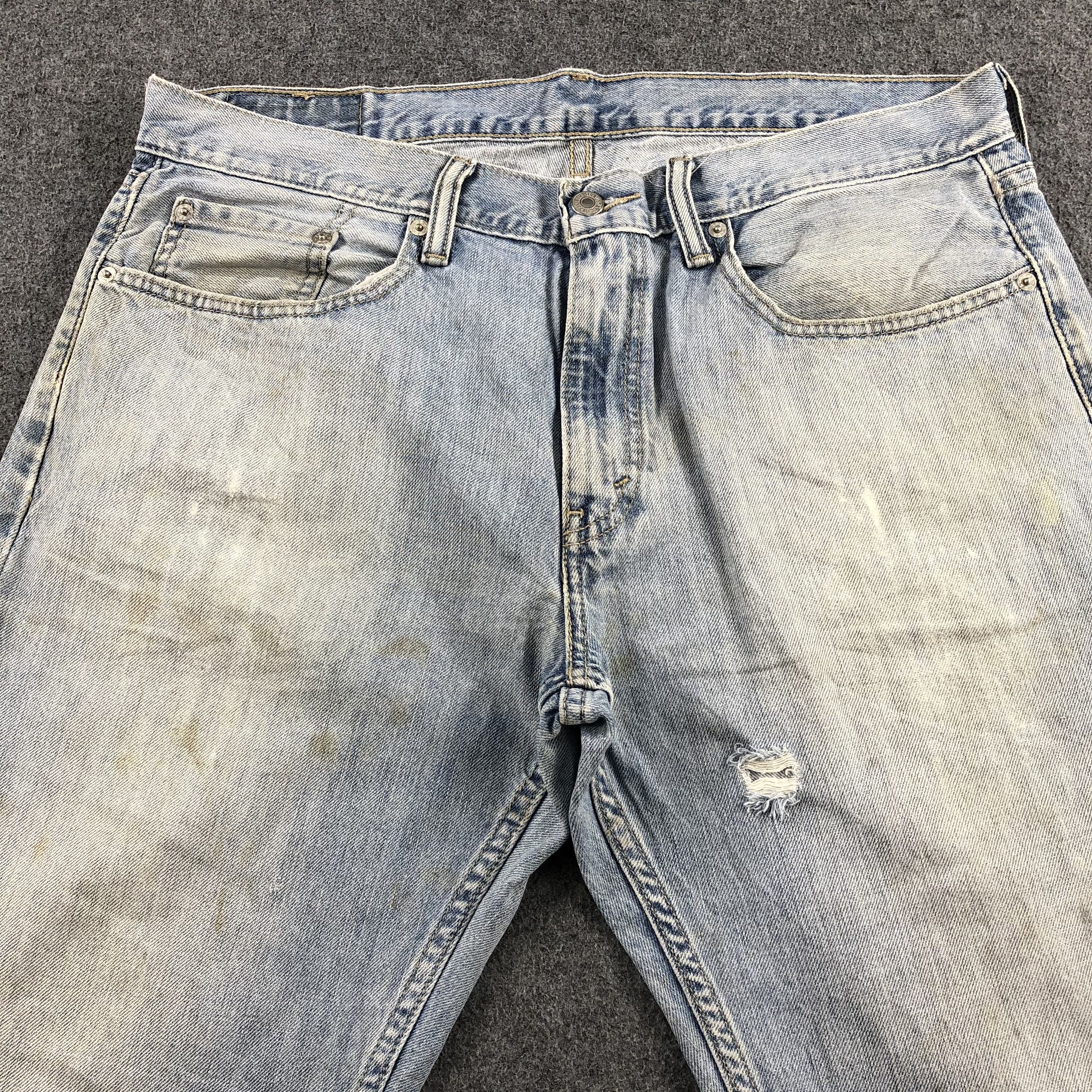 Levi's Vintage Light Wash Levis 559 Jeans-J1512 Size US 36 / EU 52 - 3 Thumbnail
