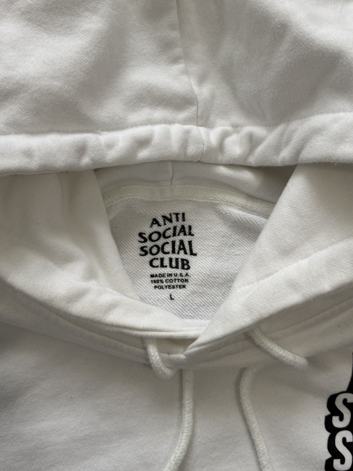 Anti Social Social Club Anti Social Social Club ASSC Hoodie White Large Pull Over Size US L / EU 52-54 / 3 - 9 Thumbnail