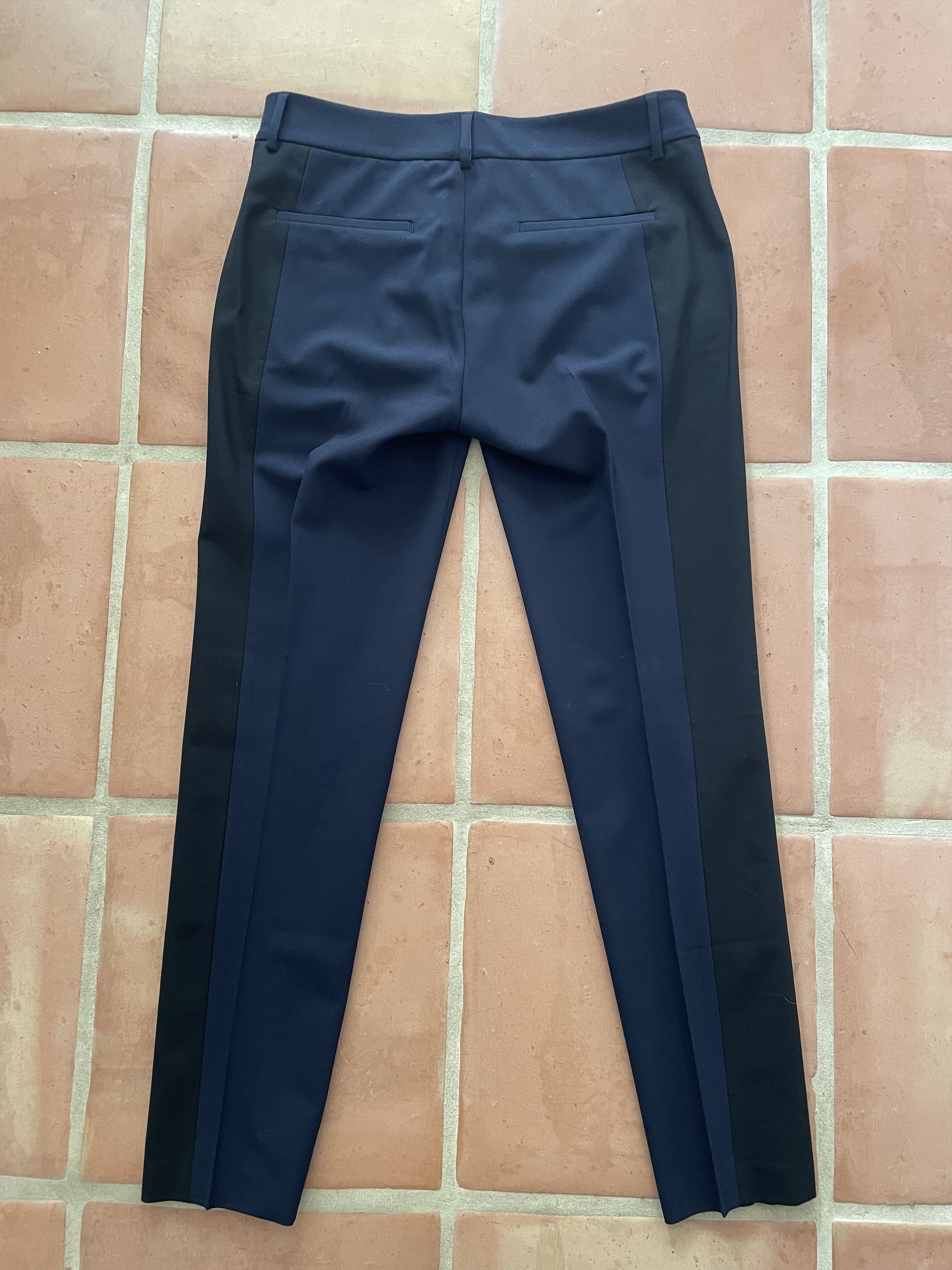 Vince Vince Pants Wool Trouser Skinny Ankle Blue/Black Size 4 Size 27" / US 4 / IT 40 - 3 Thumbnail