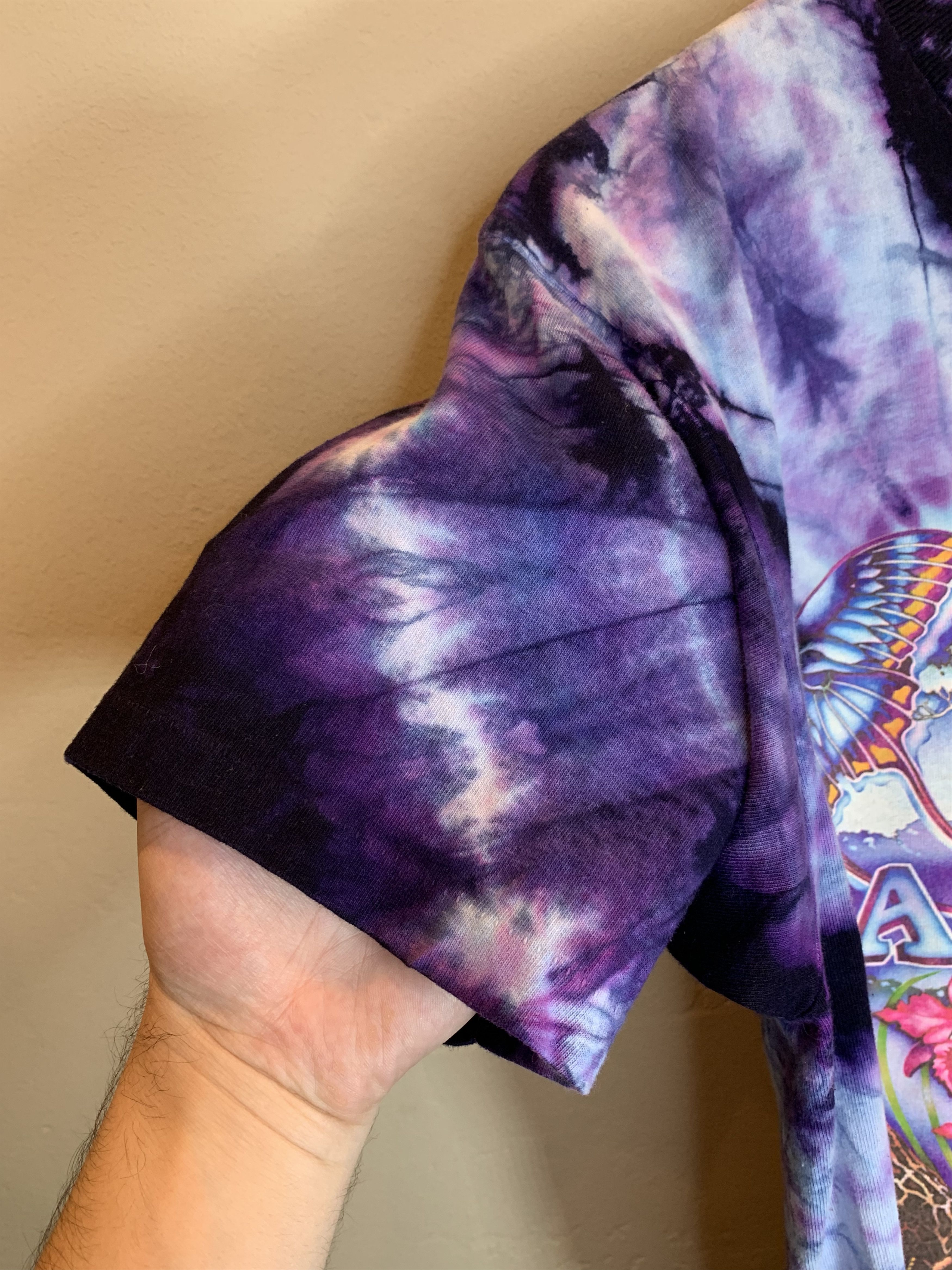 Vintage *RARE* Vintage Rainforest Nature Single Stitch Tie Dye Shirt Size US L / EU 52-54 / 3 - 5 Thumbnail