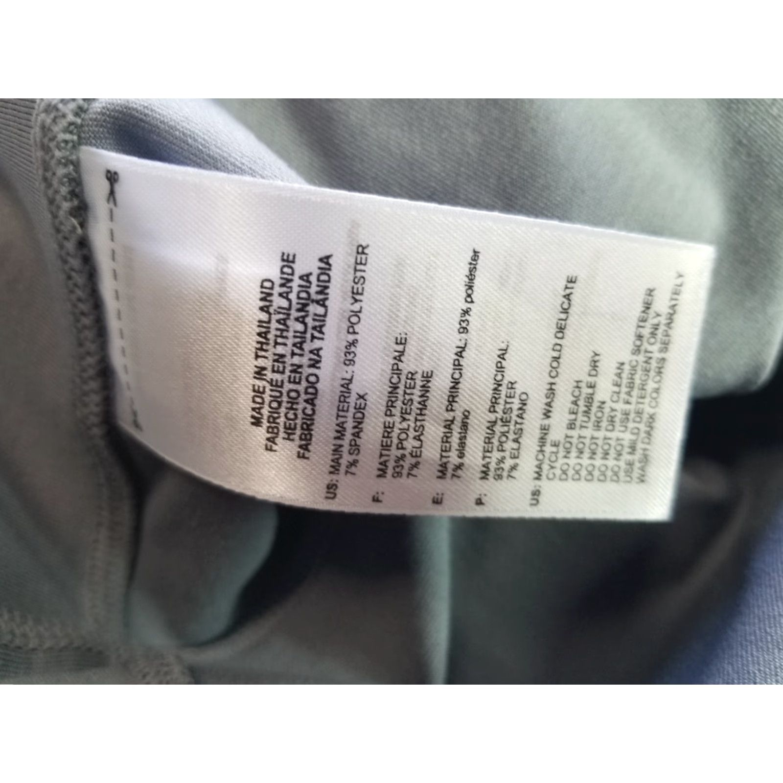 Adidas Adidas Leggings Capri Cropped Climalite Mid Rise Size M Women Gray Size 32" / US 10 / IT 46 - 5 Thumbnail