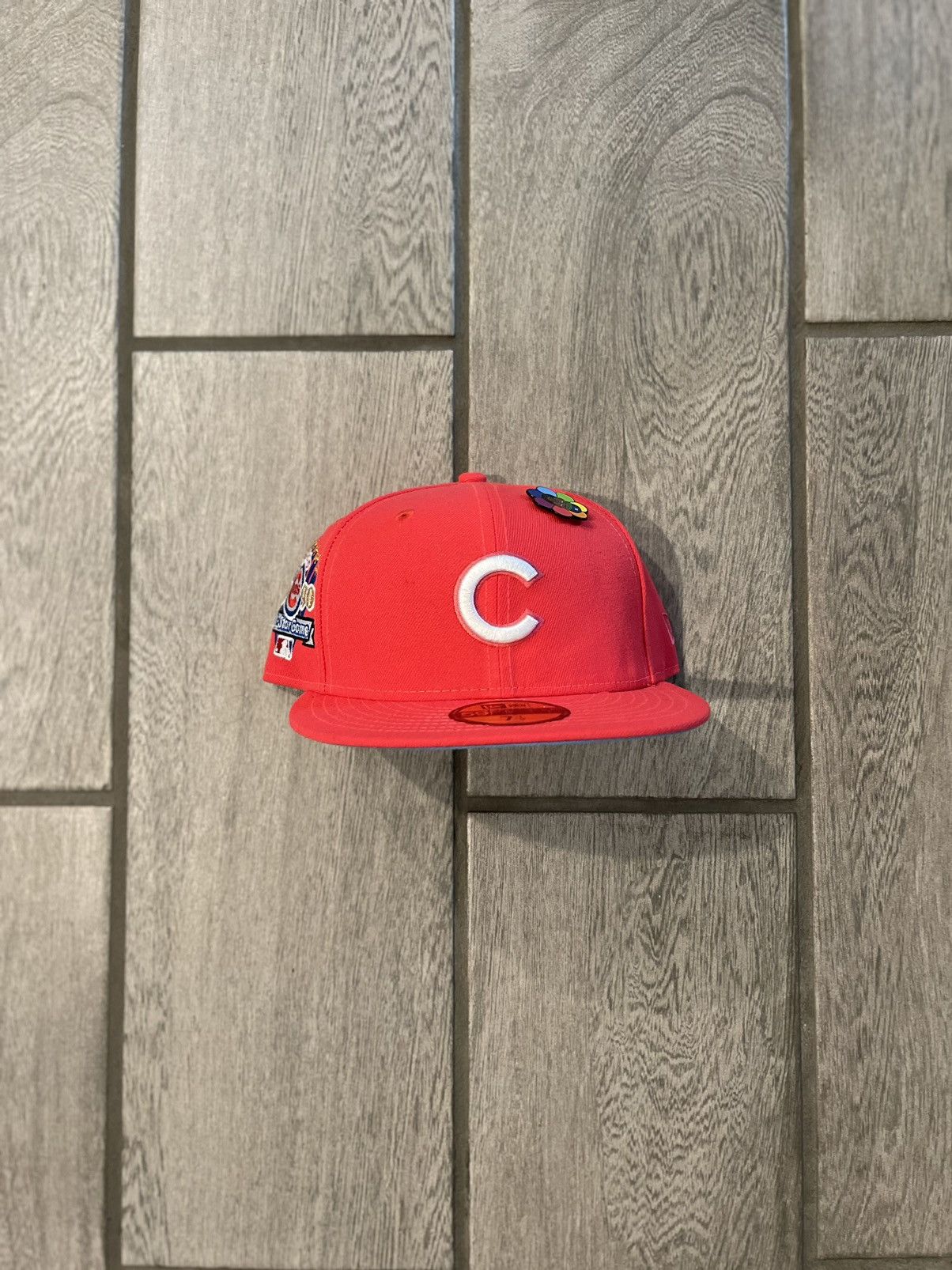image of Chicago Cubs Hat Club Jae Tips Collection in Orange, Men's