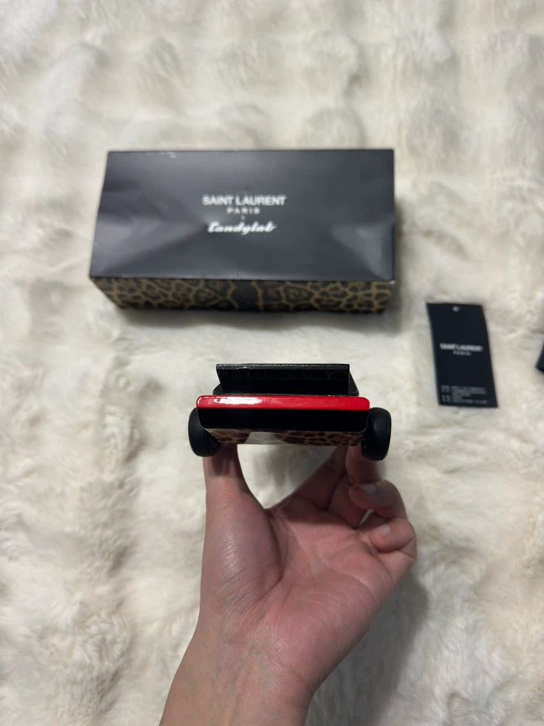 Saint Laurent Paris saint laurent parisLeopard print solid wood car model 2503- Size ONE SIZE - 6 Thumbnail
