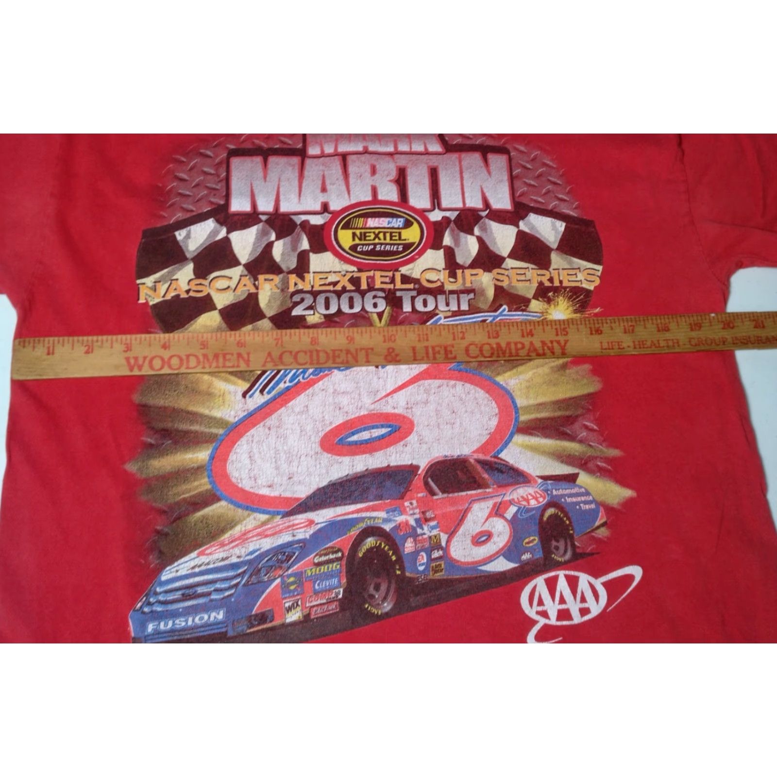Vintage VINTAGE NASCAR Nextel Cup Series Mark Martin Shirt M Red Delta Pro Weight Men T-Shirt Race 2006?page Size US M / EU 48-50 / 2 - 5 Thumbnail