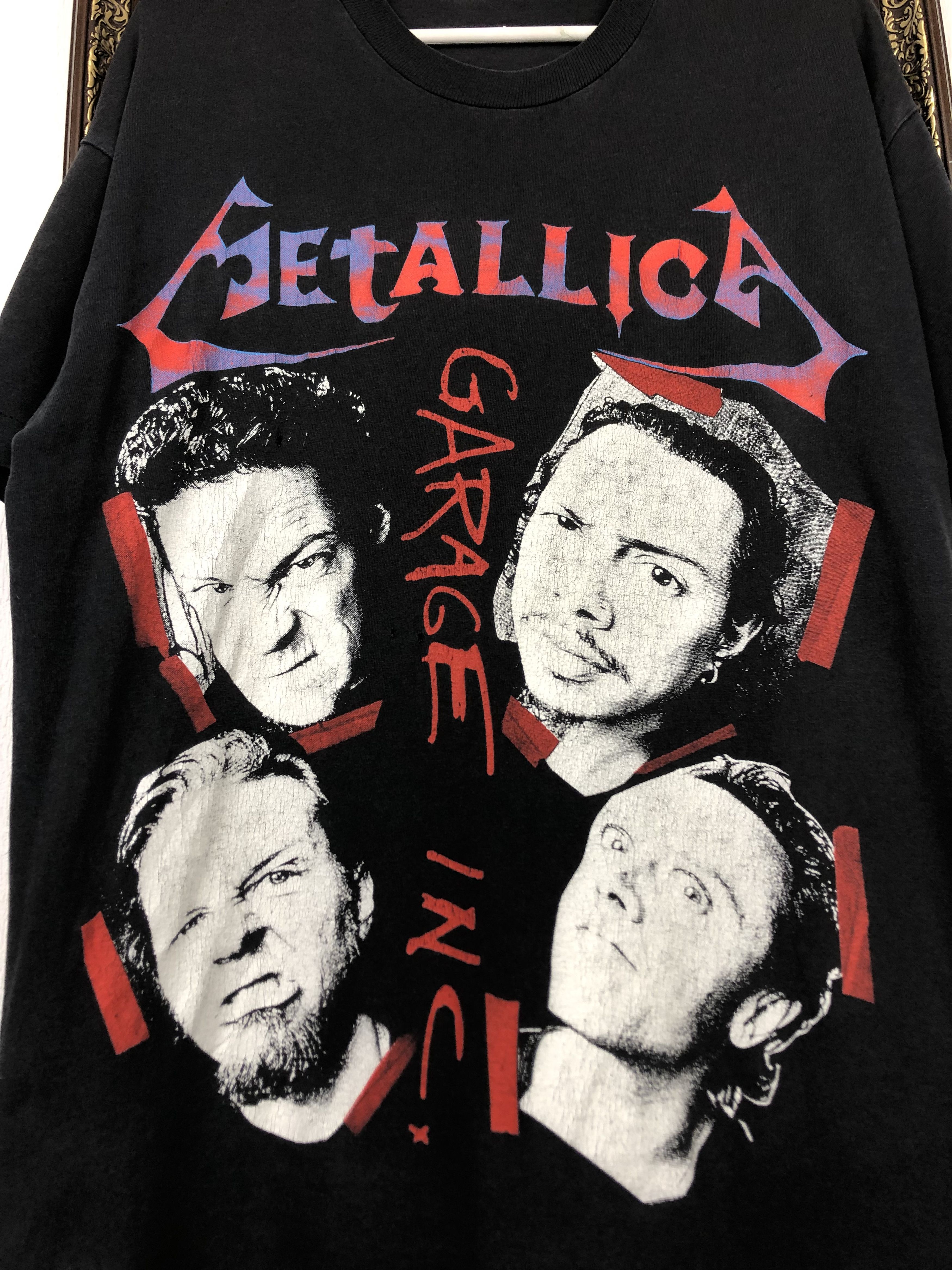 Vintage 90's Metallica Garage Inc. Band Shirt Tour Tee Mens