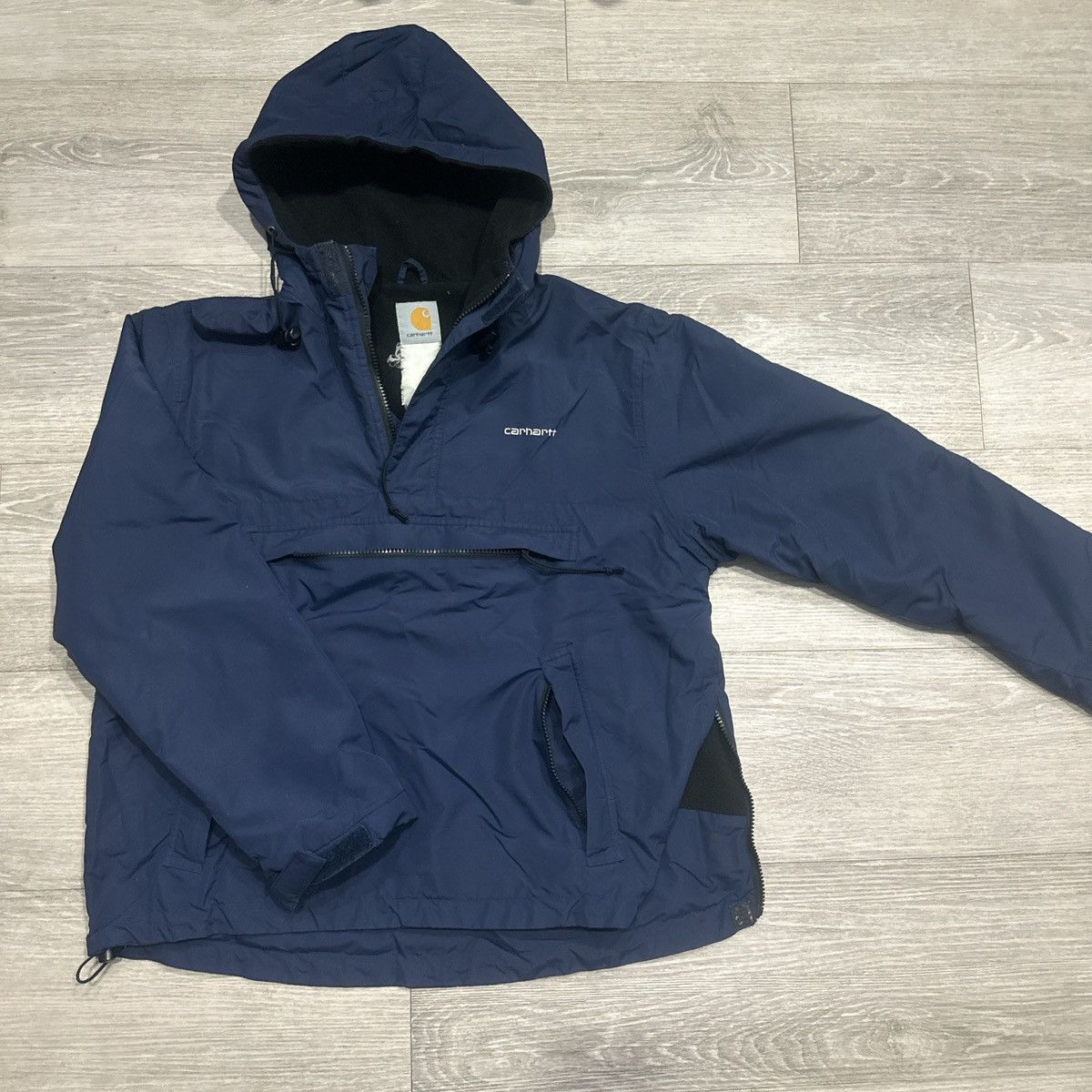 Carhartt Vintage Carhartt Navy Windbreaker Size US M / EU 48-50 / 2 - 2 Thumbnail