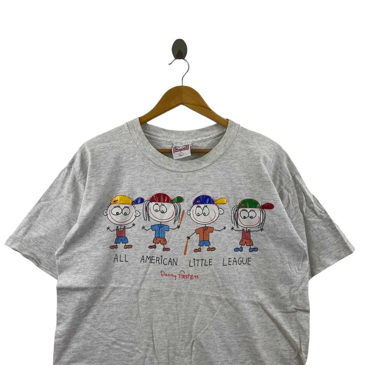 Vintage Vintage 90s DANNY FIRST All American Little League Print Size US L / EU 52-54 / 3 - 2 Thumbnail