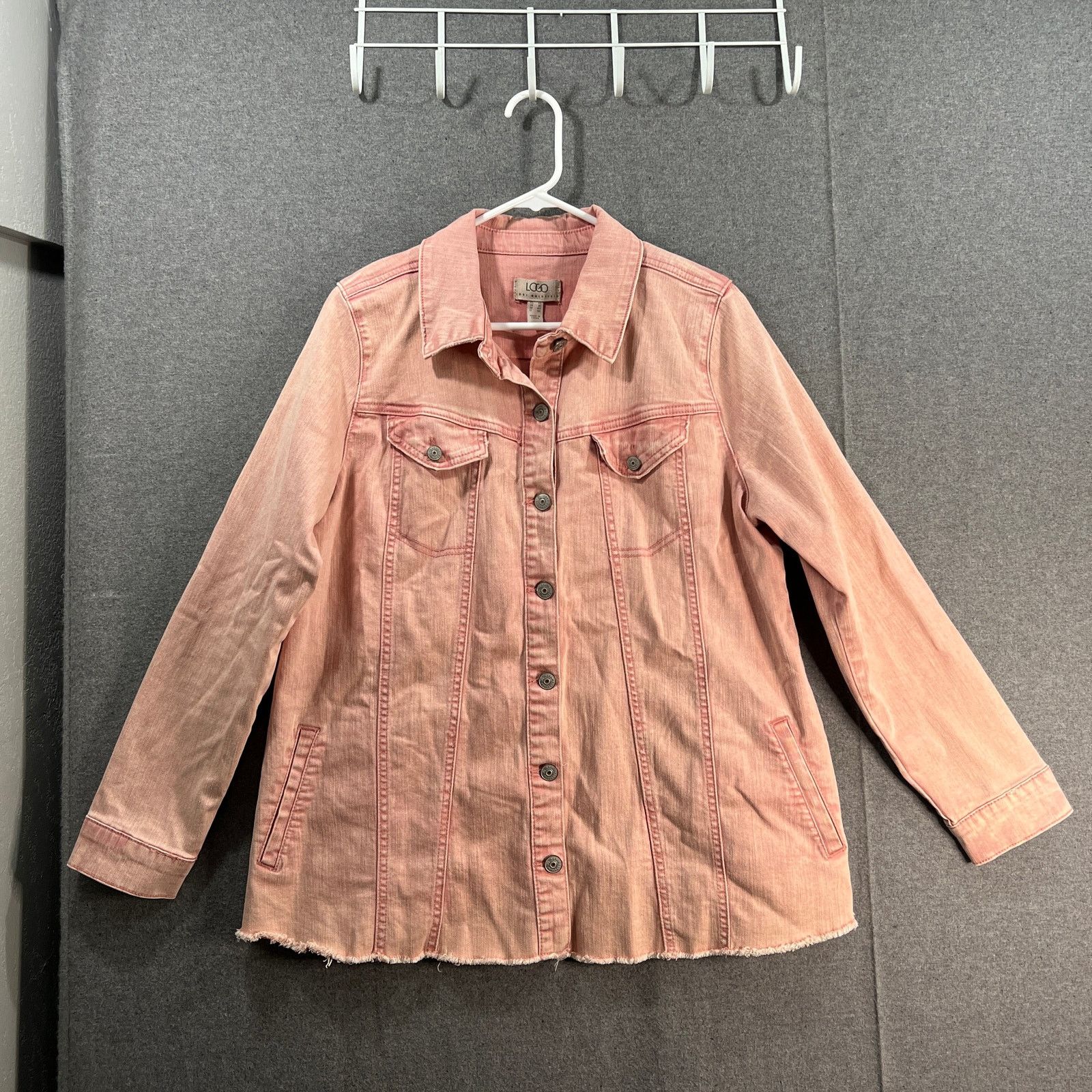 Other LOGO by Lori Goldstein Jeans Jacket Womens Size XL / US 12-14 / IT 48-50 - 1 Thumbnail