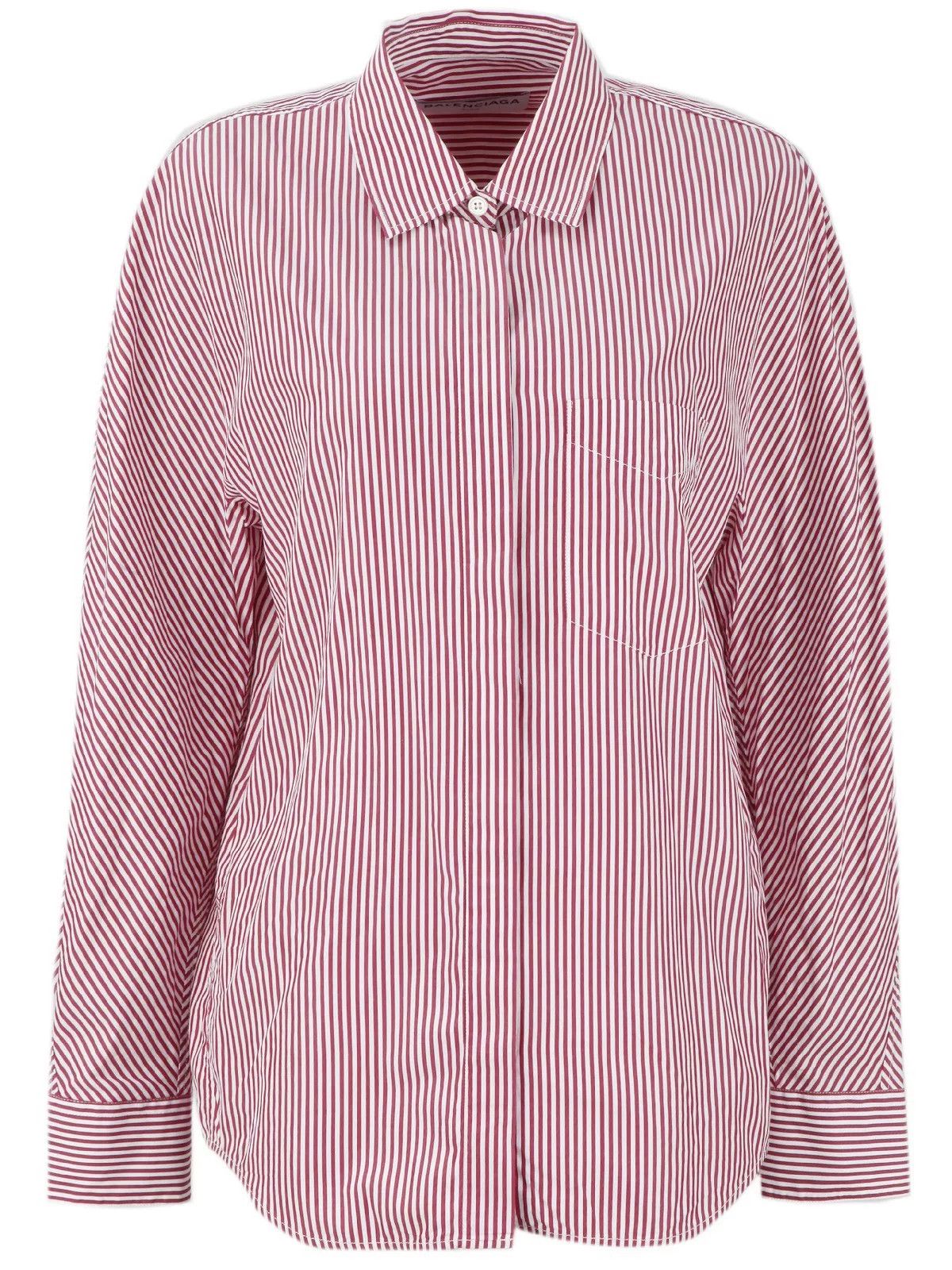 Balenciaga Balenciaga SS17 Oversized Striped Shirt Size US M / EU 48-50 / 2 - 1 Thumbnail