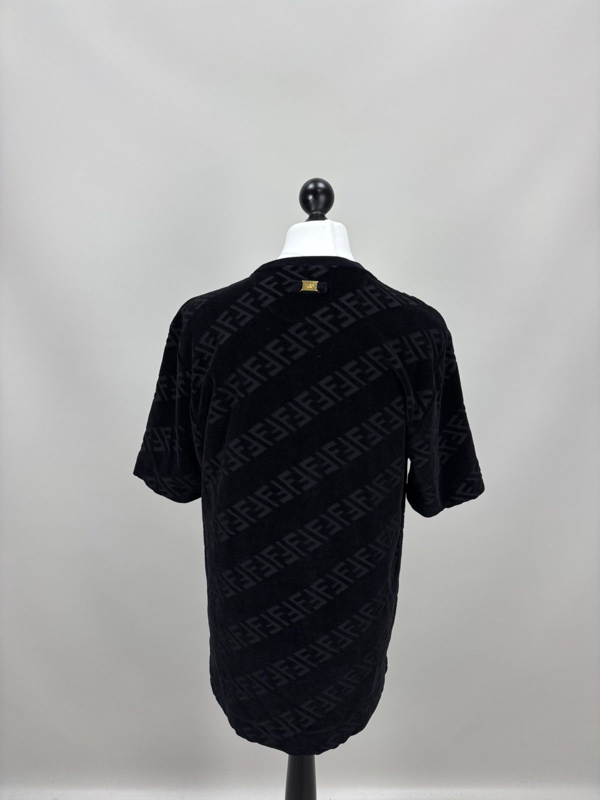 Fendi Mens corduroy t shirt monogram FENDI Size L Color Black Size US L / EU 52-54 / 3 - 8 Thumbnail