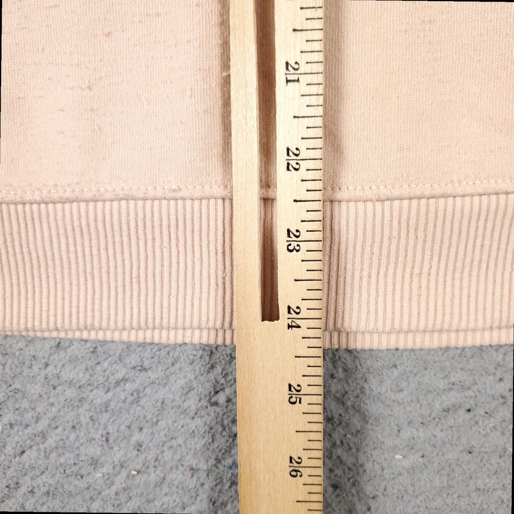 American Eagle Outfitters American Eagle Womens Small Peach Beige Oversized Hoodie Sweater Size S / US 4 / IT 40 - 6 Thumbnail