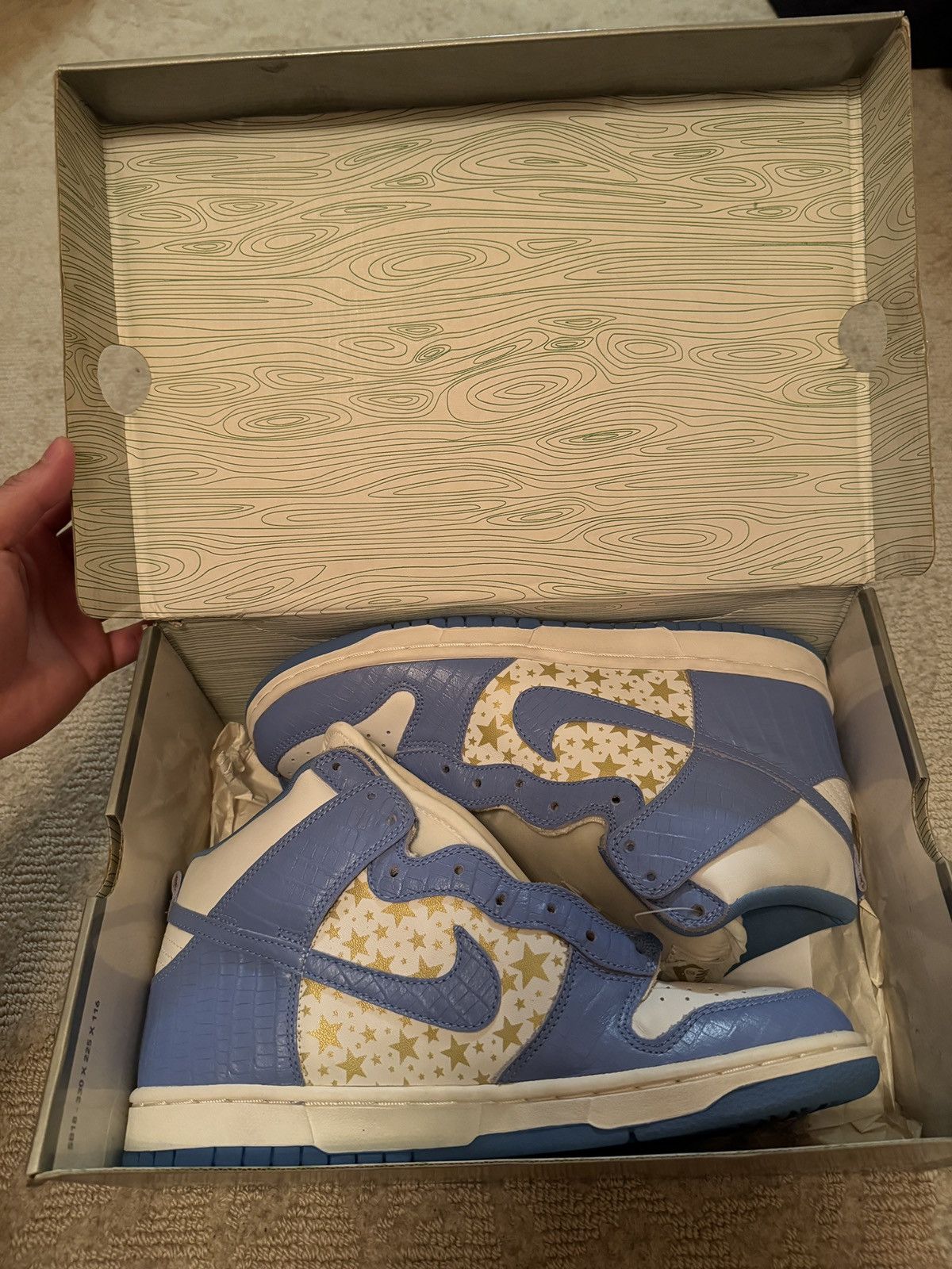Nike Nike SB Supreme Dunk Baby Blue Size US 10 / EU 43 - 6 Thumbnail