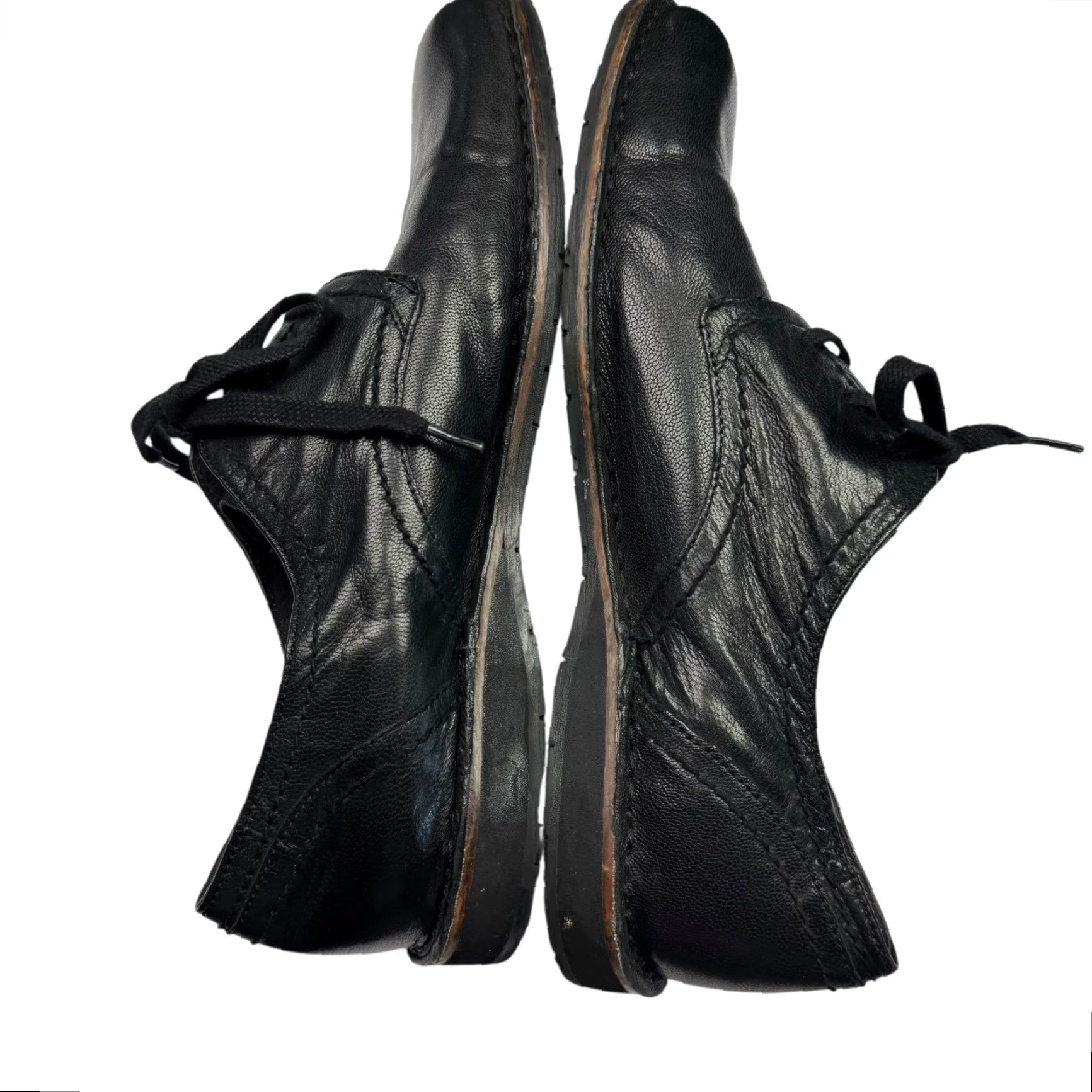 John Varvatos Black Chukka Leather Ankle Shoes, Men\'s Size 10.5 John Varvatos Men main image 2