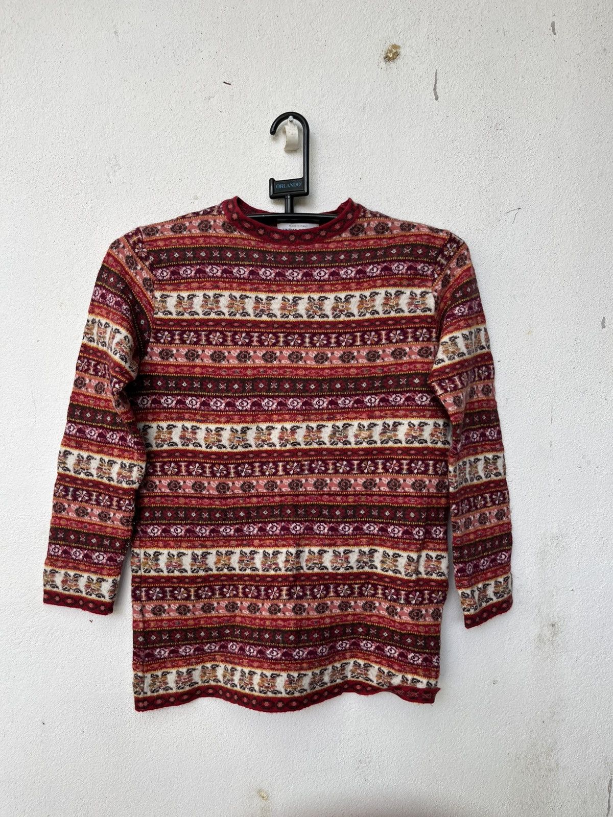 Japanese Brand 🔥🔥RARE NAVAJO MOTIVE FLEECE LONGSLEEVS T SHIRTS Size M / US 6-8 / IT 42-44 - 1 Thumbnail