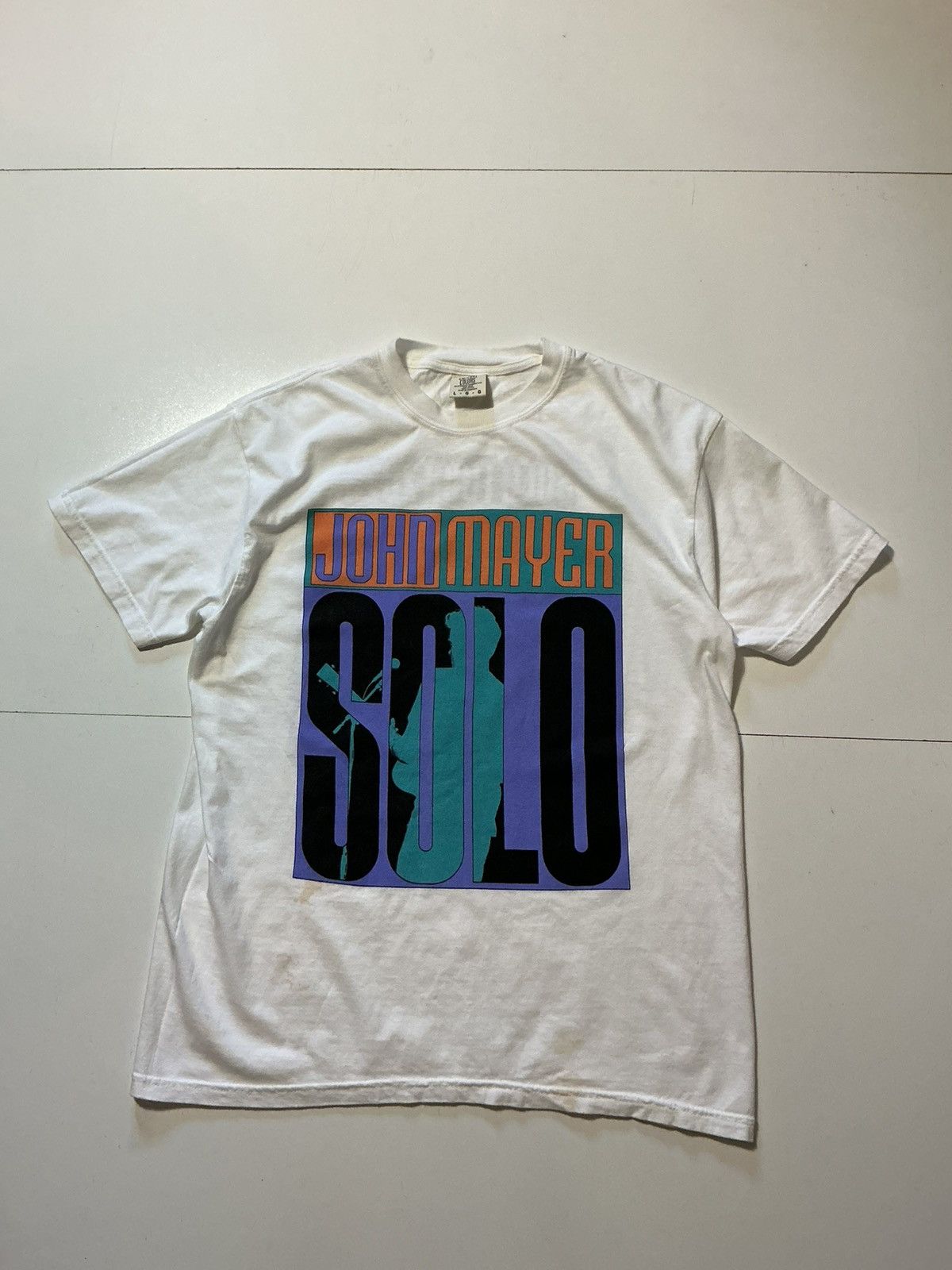 Comfort Colors John Mayer Solo Tour 2023 Official Merch Graphic S/S T-Shirt Size US L / EU 52-54 / 3 - 1 Thumbnail