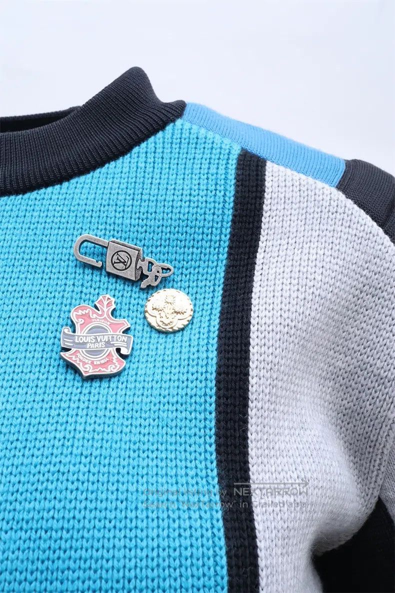 Louis Vuitton Louis Vuitton Wool color-block sweater Size XS / US 0-2 / IT 36-38 - 2 Thumbnail