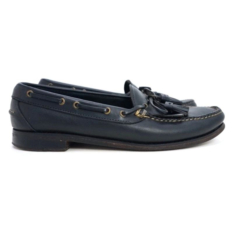 Polo Ralph Lauren Polo Ralph Lauren Tassel Penny Loafers Black Leather Men 9.5 Size US 9.5 / EU 42-43 - 1 Thumbnail