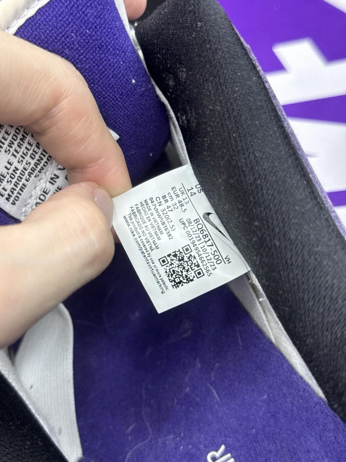 Nike Size 14 - Nike SB Dunk Low Court Purple 2023 Size US 14 / EU 47 - 10 Thumbnail