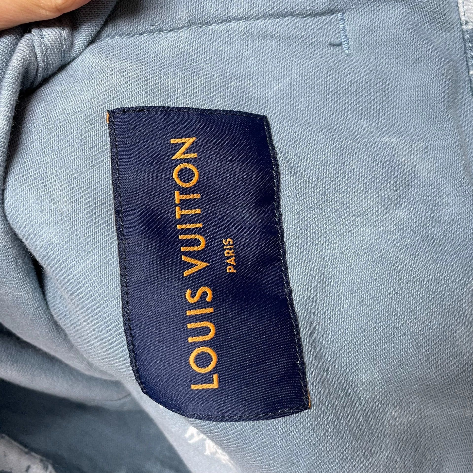 Louis Vuitton LOUIS VUITTON SS23 Botanical Print Denim Jacket Blue 48 Size US M / EU 48-50 / 2 - 8 Thumbnail