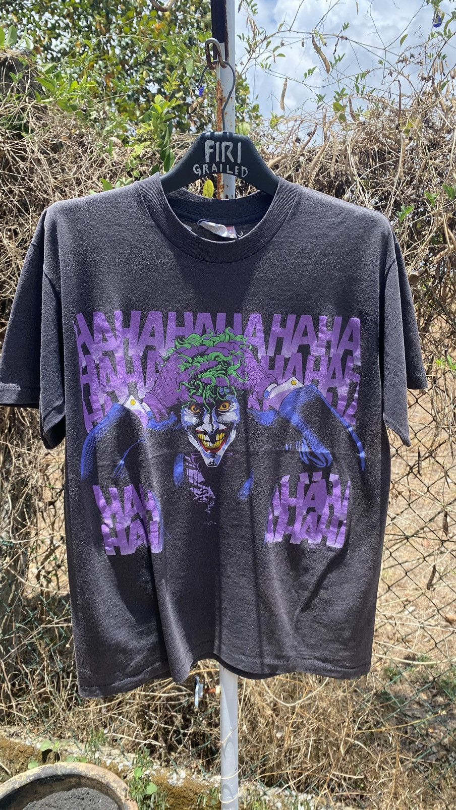 Vintage Vintage 80s The Joker "Killing Joke" T-shirt Size US L / EU 52-54 / 3 - 2 Thumbnail