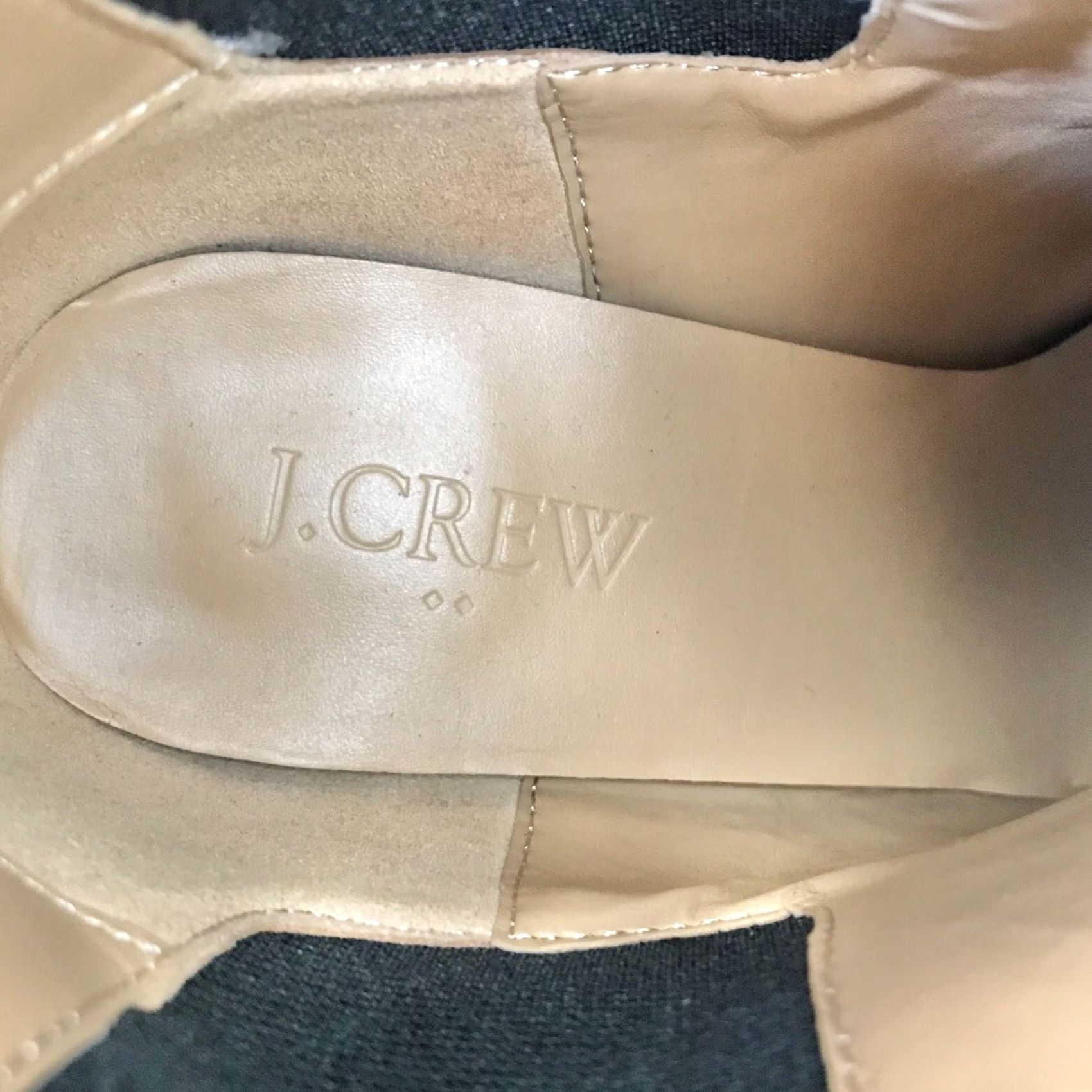 J.Crew J.CREW Women Brown Leather Calf Hair Fur Spotted Pull-On Chelsea Ankle Boots 6.5 Size US 7 / IT 37 - 7 Thumbnail