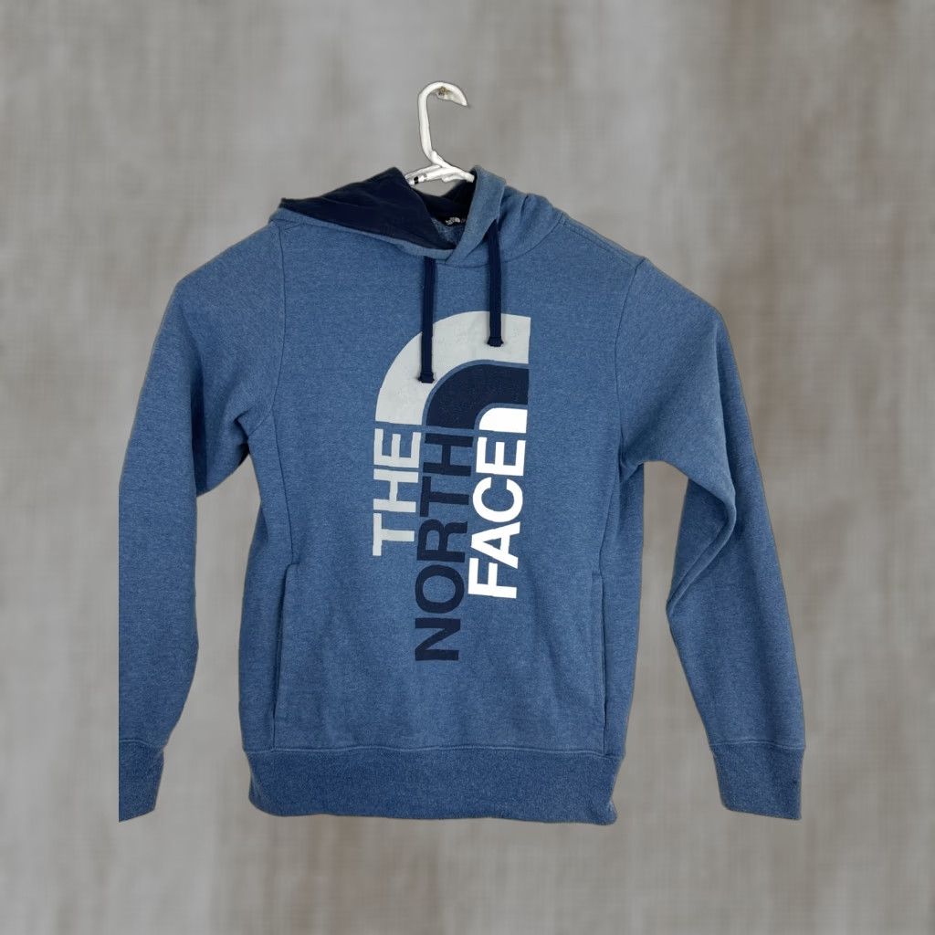 The North Face The North Face Mens Small Blue Pullover Hoodie Long Sleeve Shirt Size US S / EU 44-46 / 1 - 1 Thumbnail