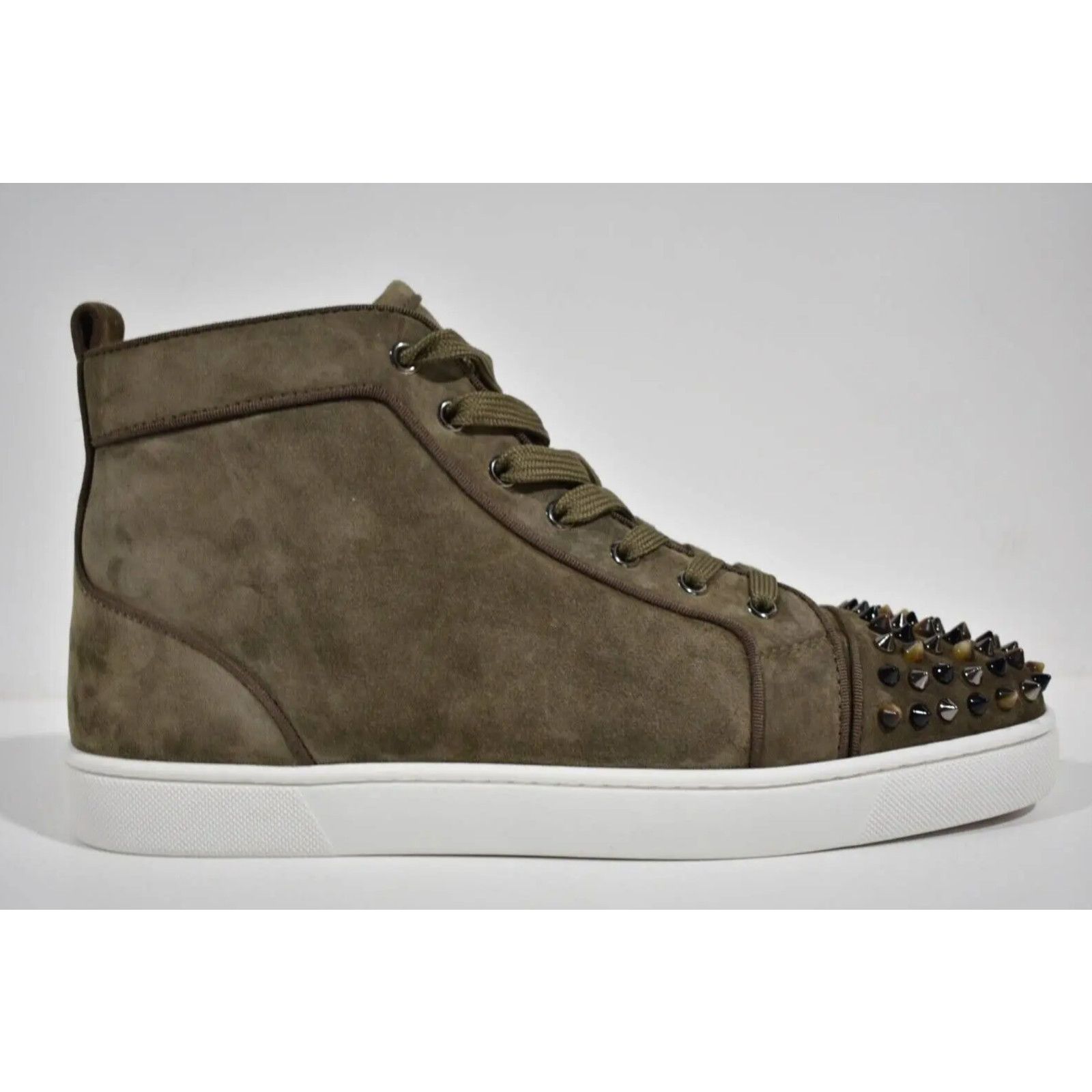 Christian Louboutin Christian Louboutin Lou Spikes Orlato Silex High Top Sneaker Size US 10.5 / EU 43-44 - 2 Thumbnail