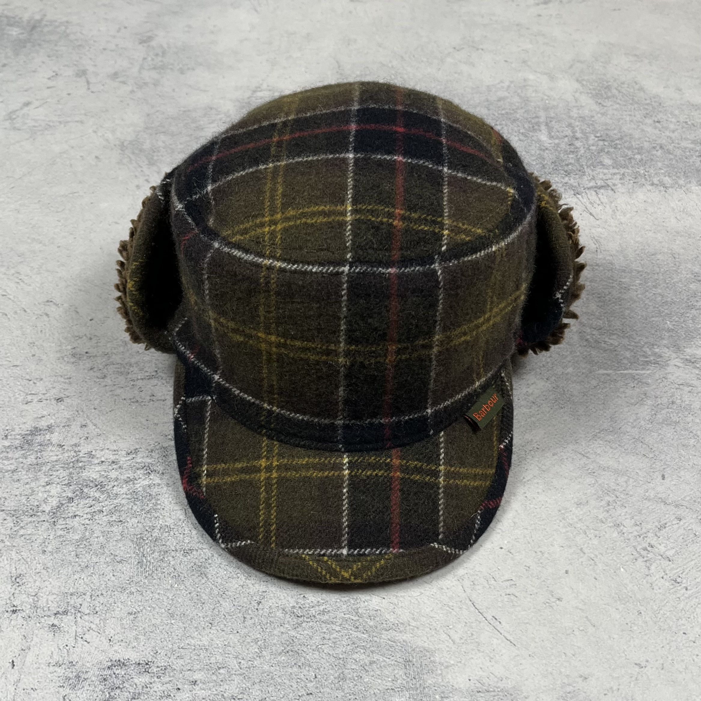 Barbour Barbour Winter Ear Flaps Wool Tartan Cap Size ONE SIZE - 2 Thumbnail