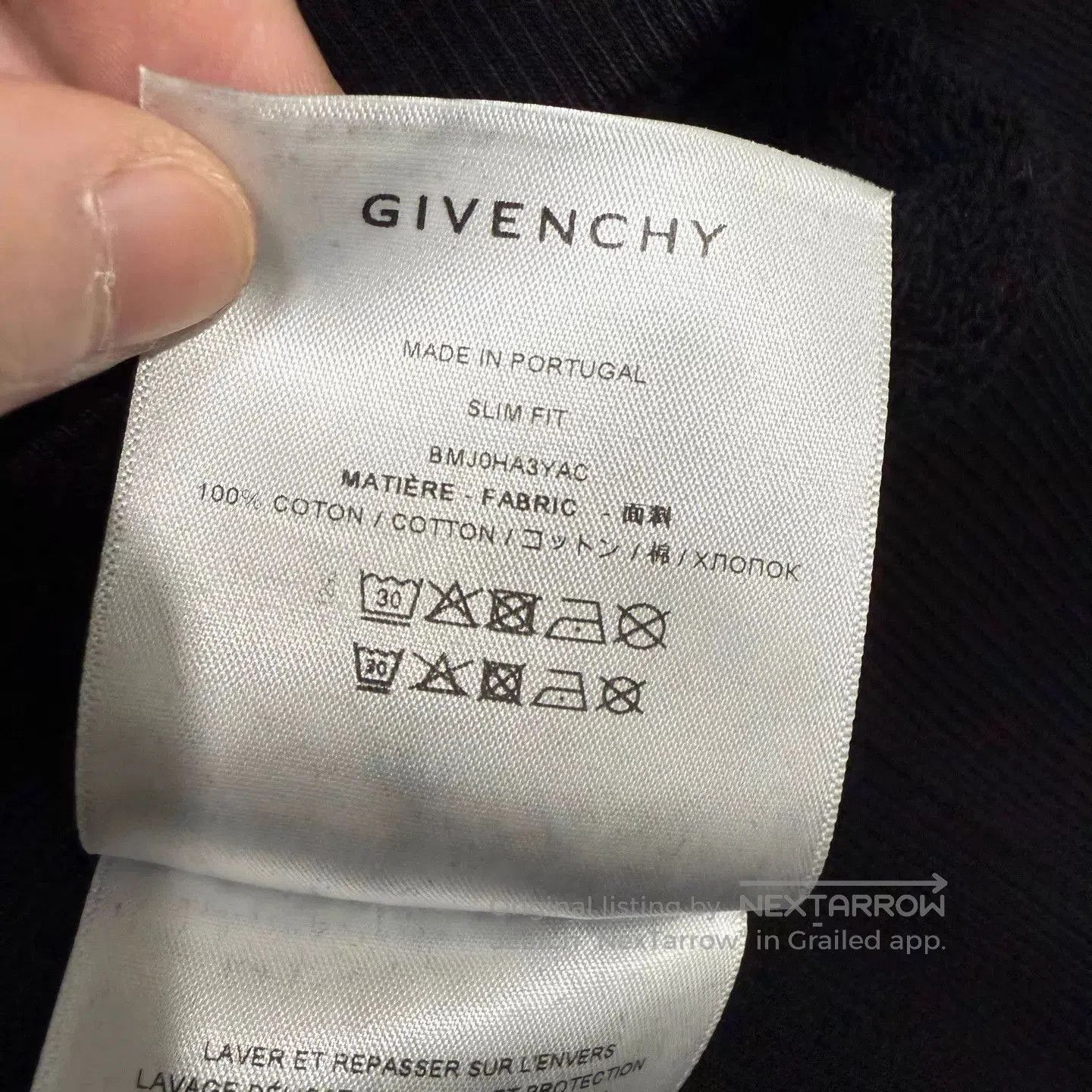 Givenchy Black Long Sleeve Crew Neck Sweatshirt. Size US L / EU 52-54 / 3 - 4 Thumbnail
