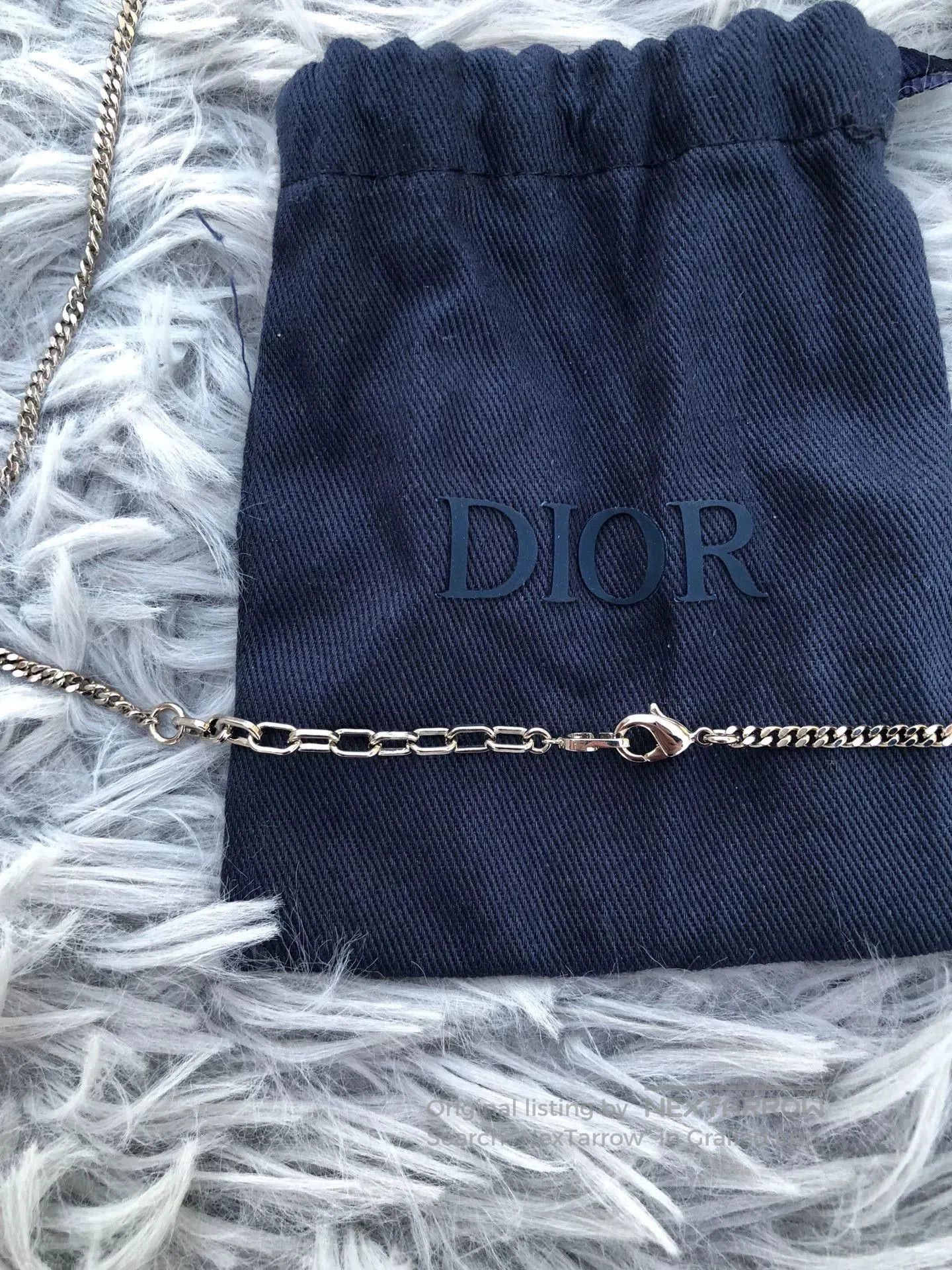 Dior Dior 2023 Crystal Logo Necklace. Size ONE SIZE - 5 Thumbnail