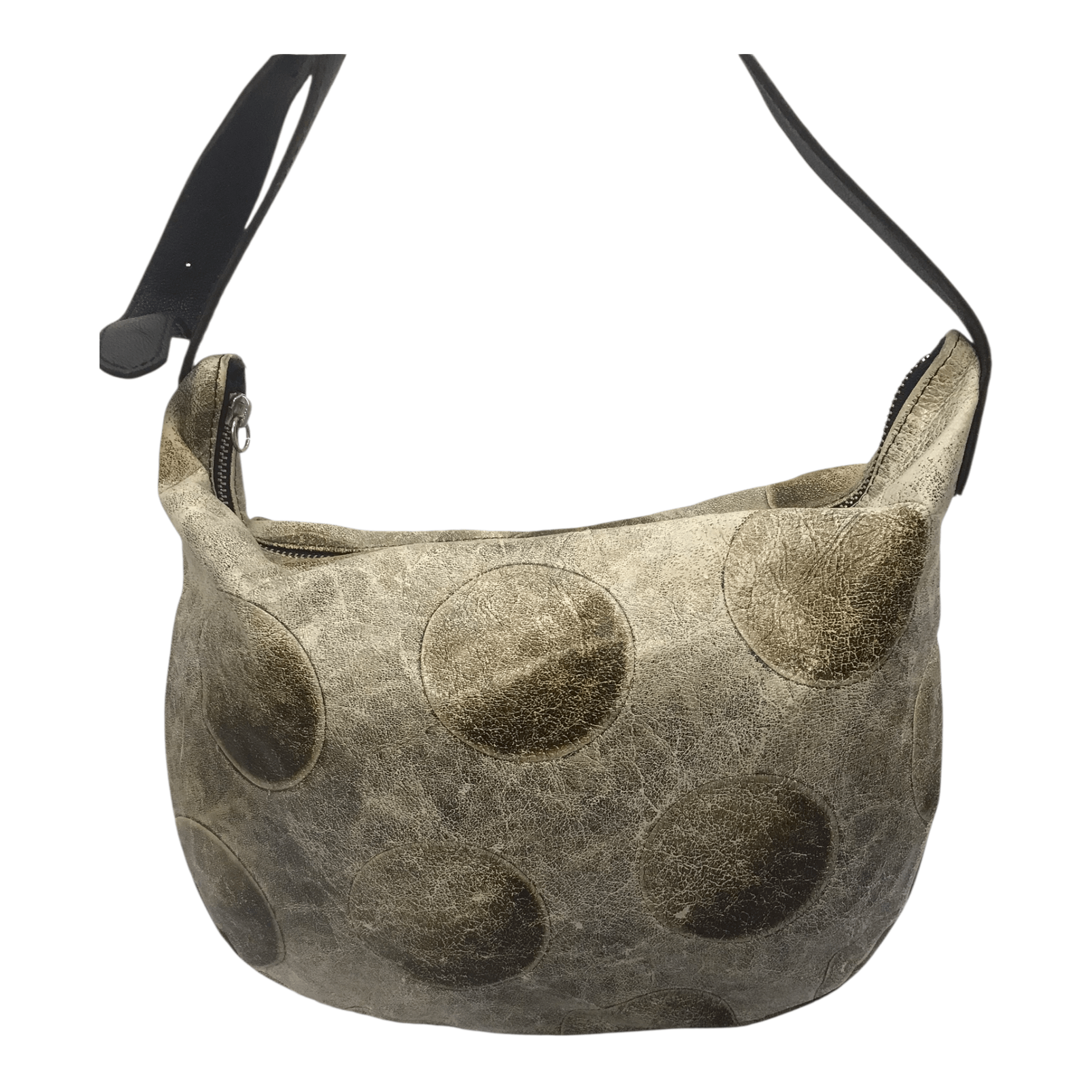 Japanese Brand Cream Leather Bag Size ONE SIZE - 7 Thumbnail