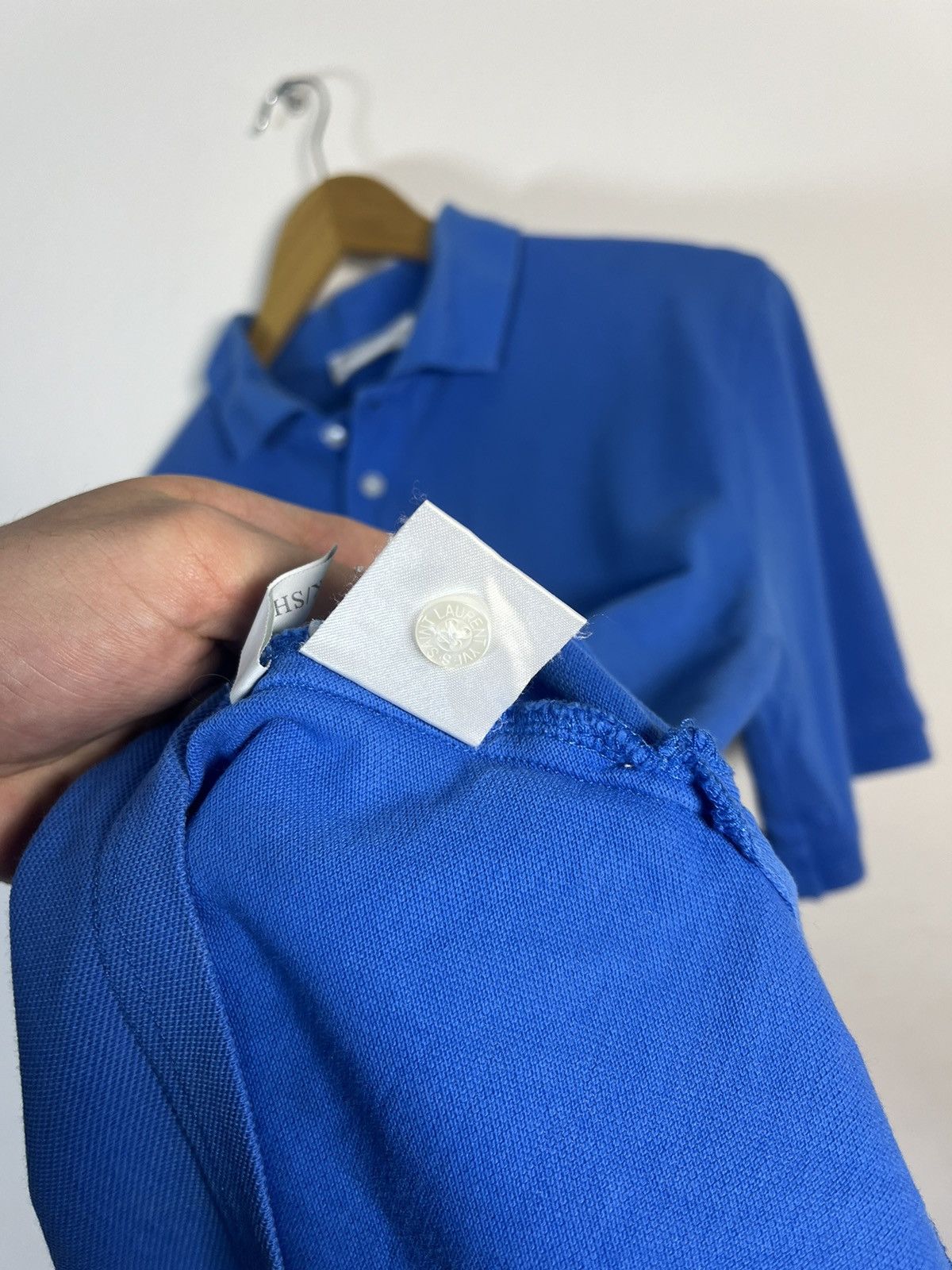 Yves Saint Laurent Yves Saint Laurent Pour Homme Shirt Polo Vintage Logo Size US M / EU 48-50 / 2 - 9 Thumbnail