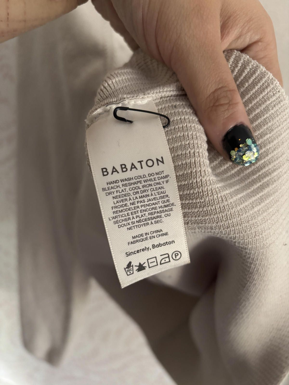 Aritzia Aritizia Babaton Beige Long Sleeve Contour Sweater XL Size XL / US 12-14 / IT 48-50 - 6 Thumbnail