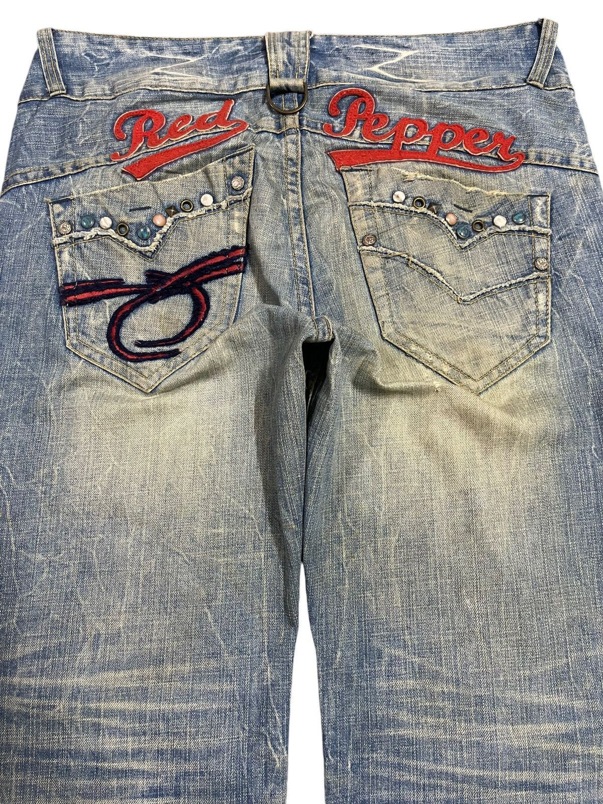 14th Addiction Vintage Japanese Brand Mud Wash Distressed Style Loose Jeans Size US 38 / EU 54 - 5 Thumbnail
