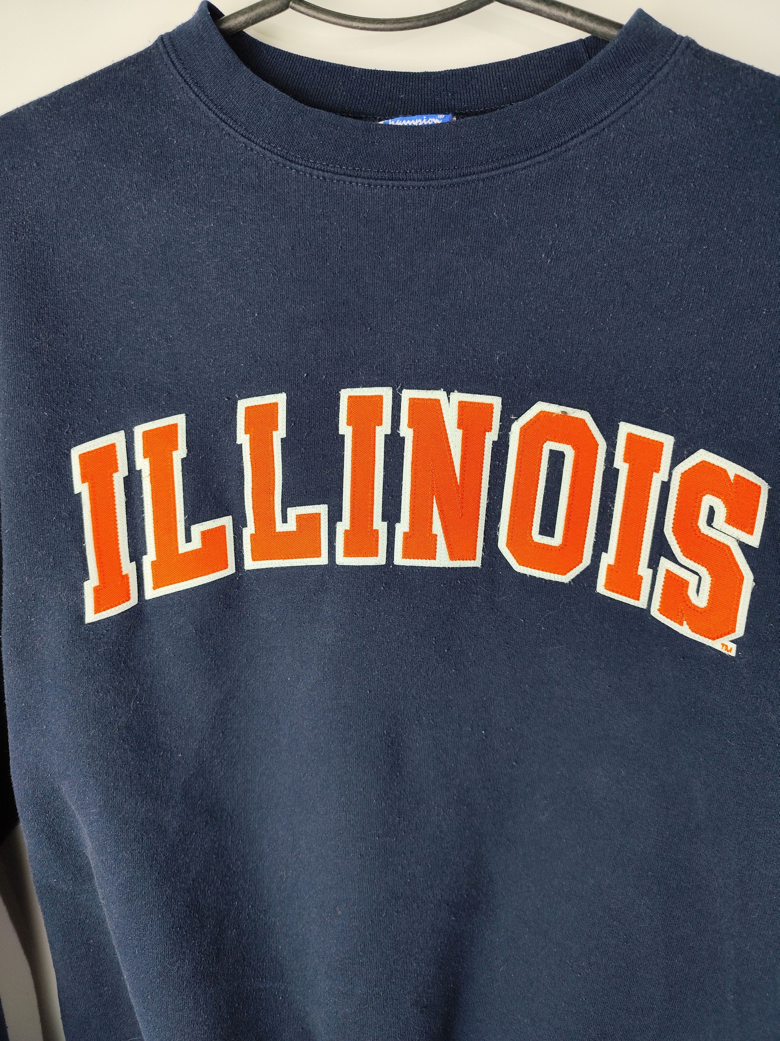Champion Vintage University Of Illinois Spellout crewneck sweatshirt Size US S / EU 44-46 / 1 - 2 Thumbnail
