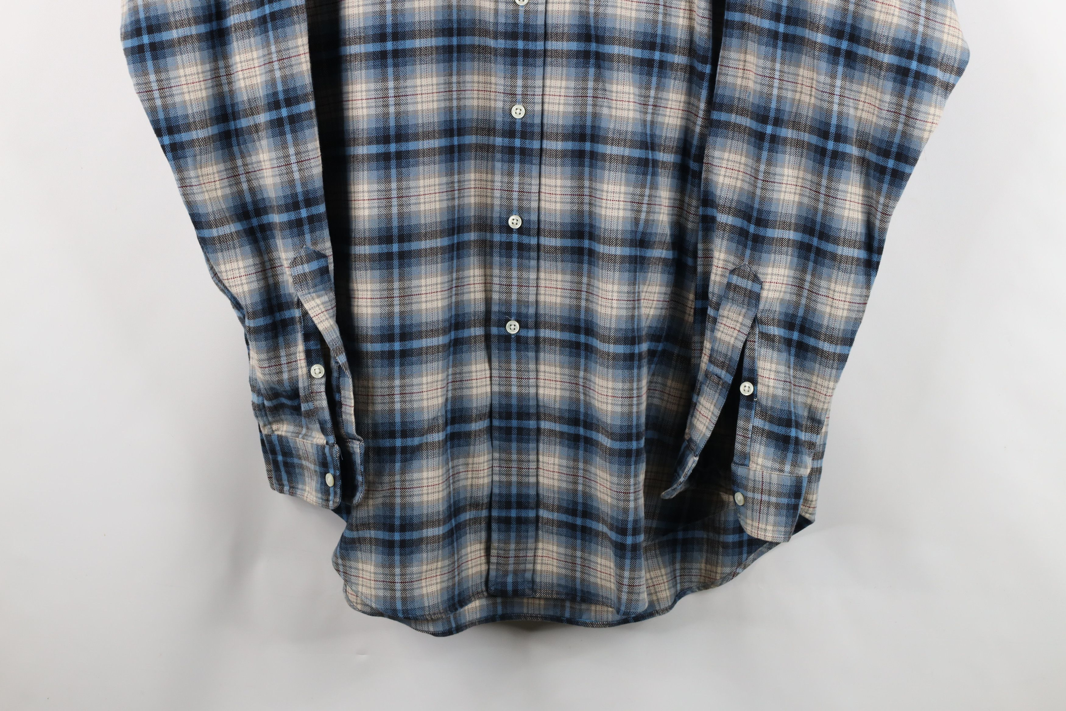 Polo Ralph Lauren Vintage 90s Ralph Lauren Flannel Button Down Shirt Size US L / EU 52-54 / 3 - 3 Thumbnail