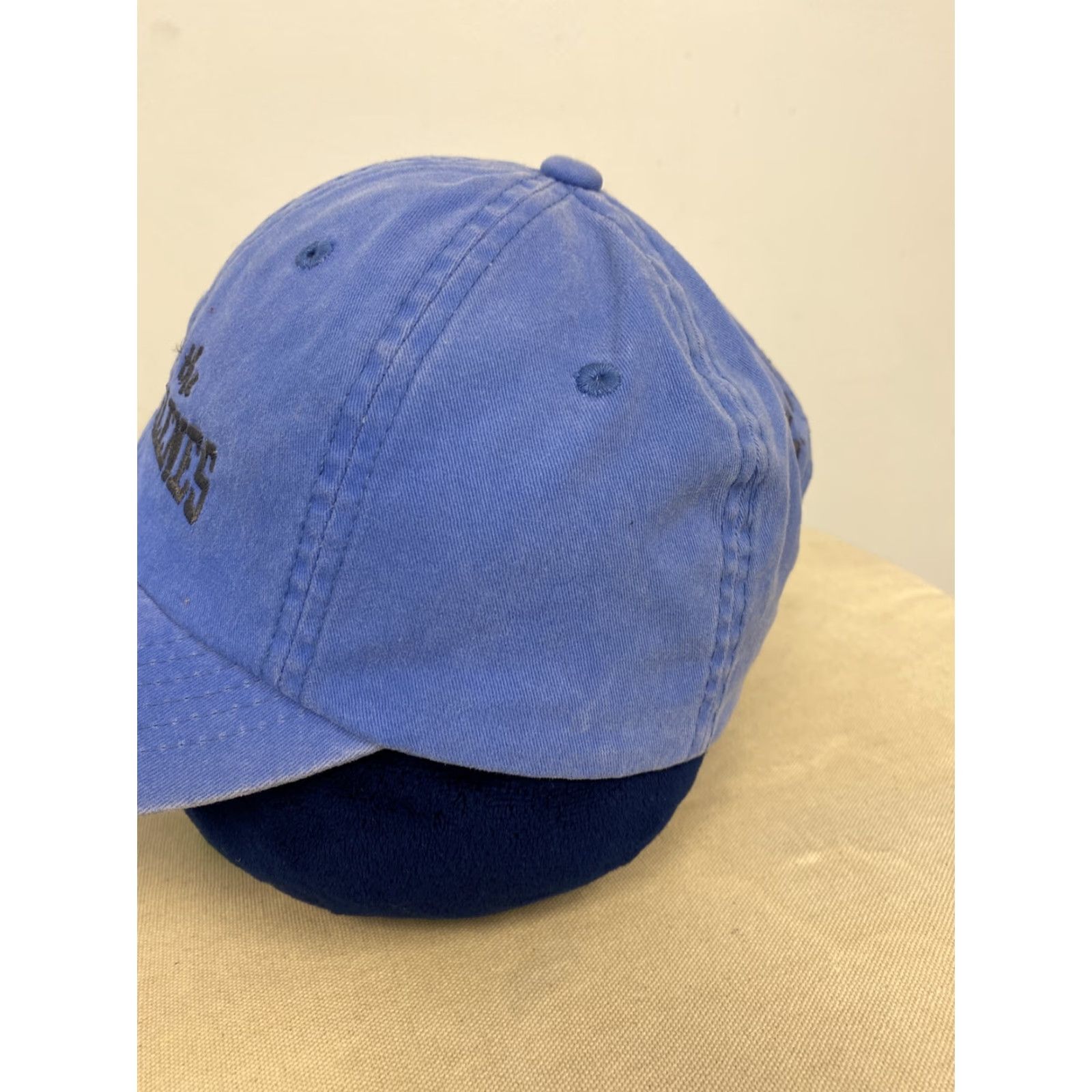 Port Authority Port Authority Hat Blue Cotton Strapback American Cap Adjustable Men Baseball Cap Size ONE SIZE - 2 Thumbnail