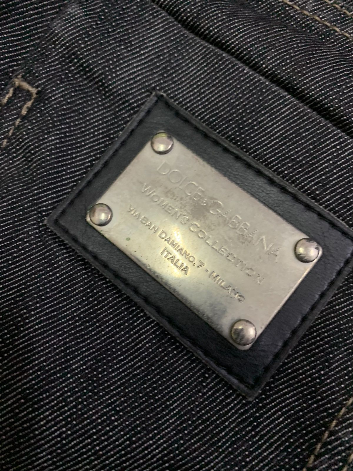 Dolce & Gabbana Dolce&Gabbana Black Denim Size 28" / US 6 / IT 42 - 6 Thumbnail