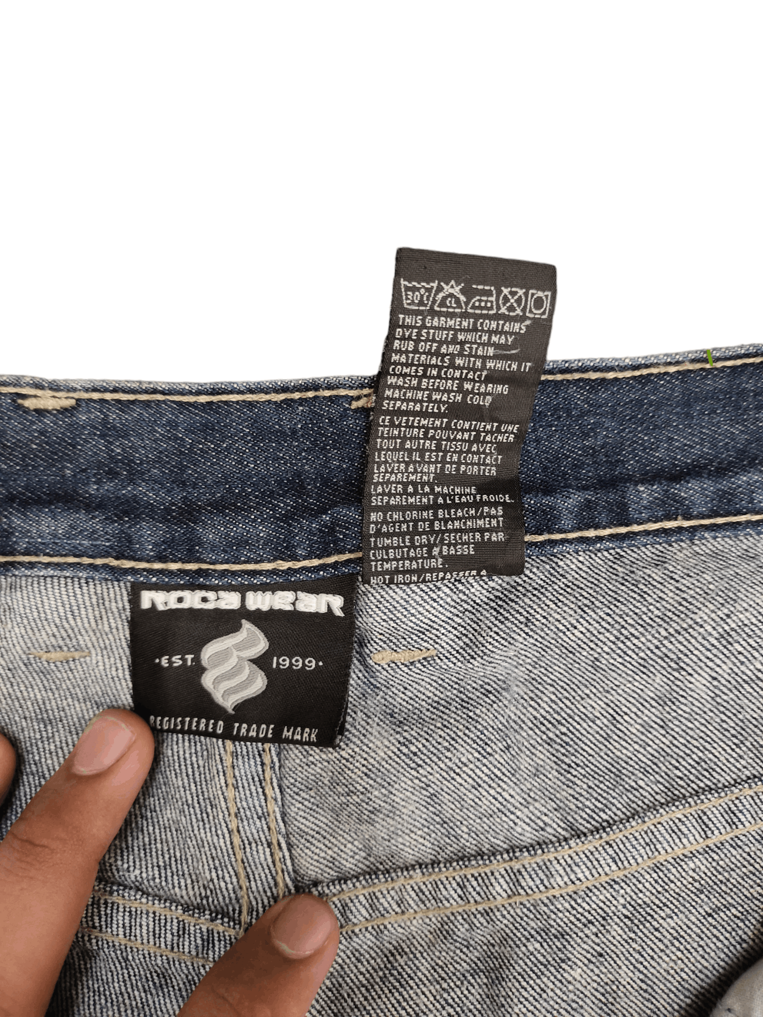 Rocawear Baggy Jeans Rocawear Denim Wide Loose Y2k Streetwear Jnco Size US 36 / EU 52 - 16 Thumbnail