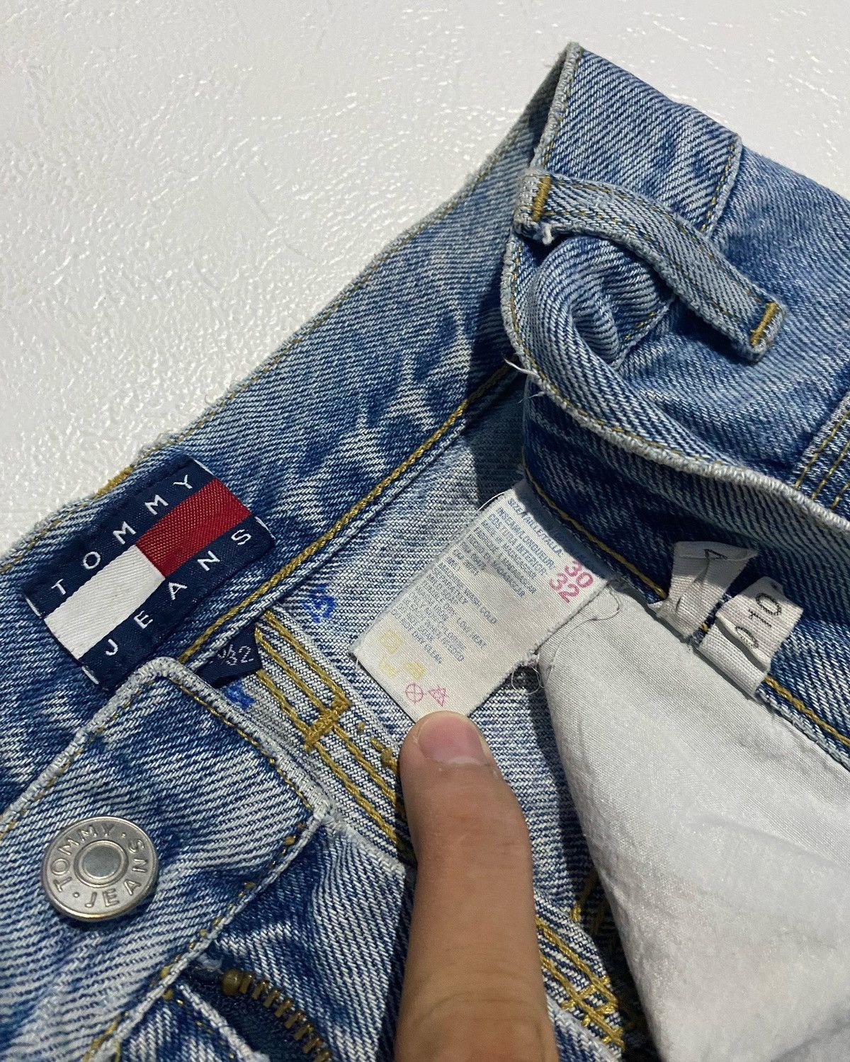 Rare TOMMY HILFIGER Vintage Baggy Carpenter Jeans 90's USA🇺🇸