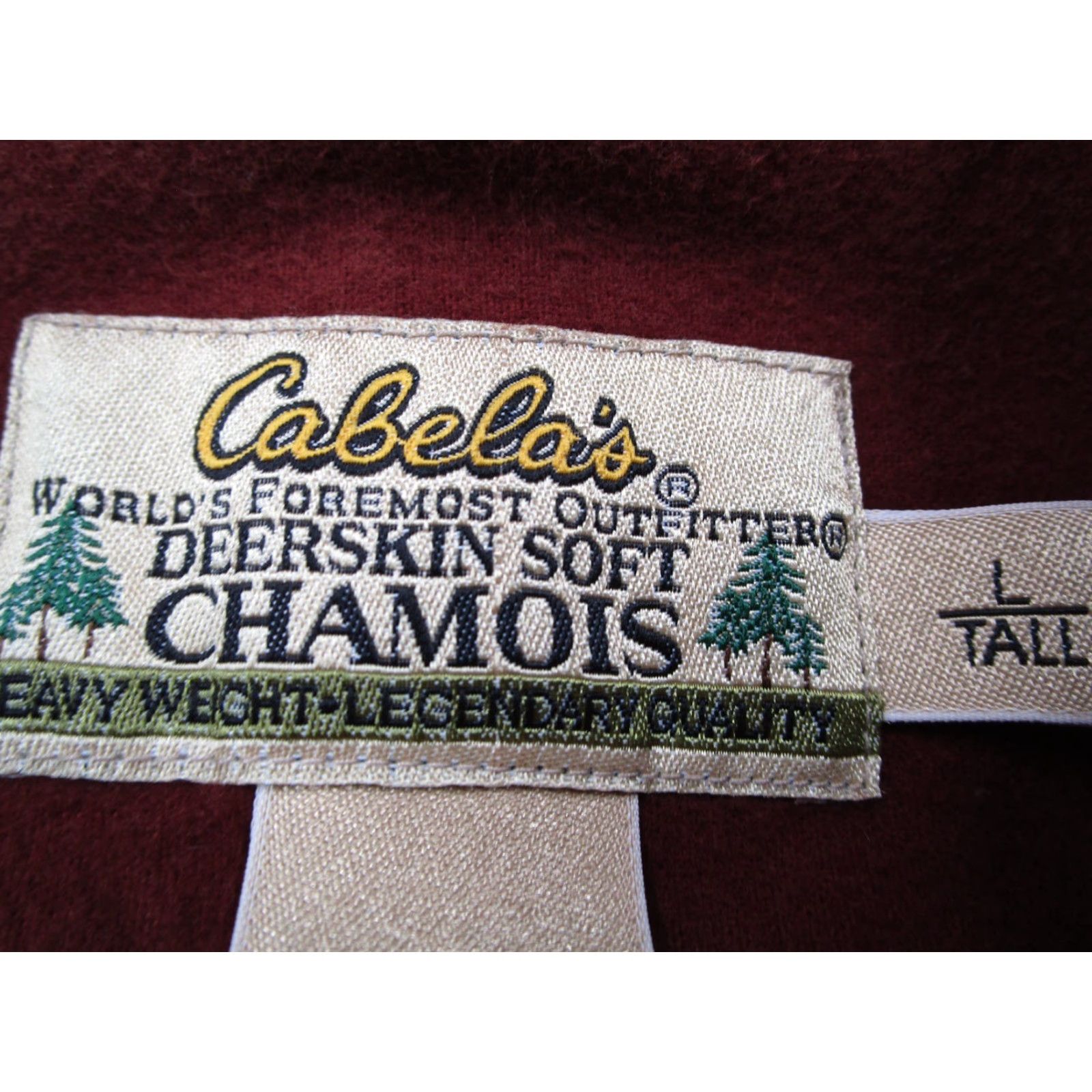 Vintage VINTAGE Cabela's Men's Flannel Shirt Big & Tall Long Sleeve Casual Work Brown 90s Mens Size US L / EU 52-54 / 3 - 3 Thumbnail