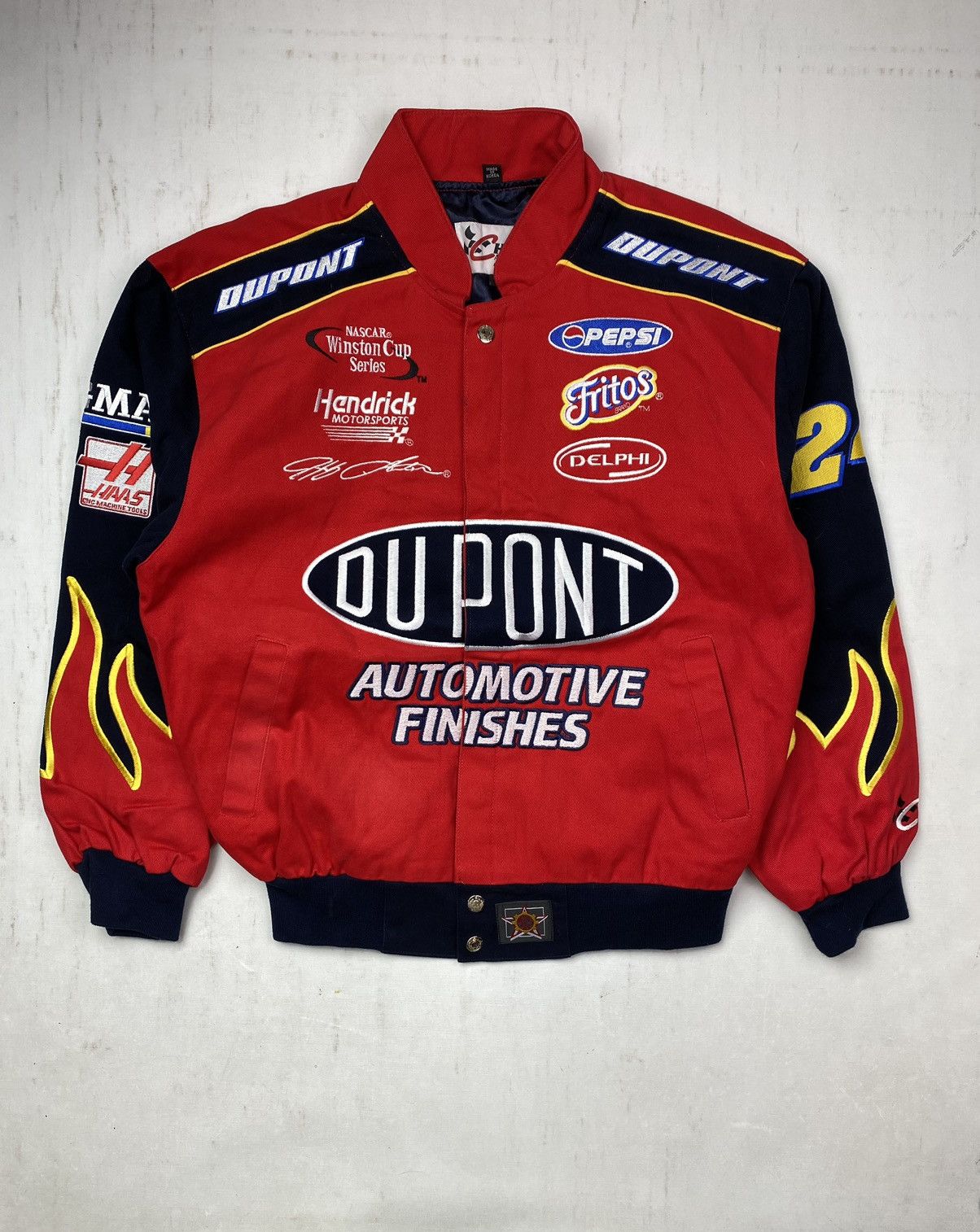 Vintage Vintage Jeff Gordon DuPont Jeff Hamilton Racing Jacket | Grailed
