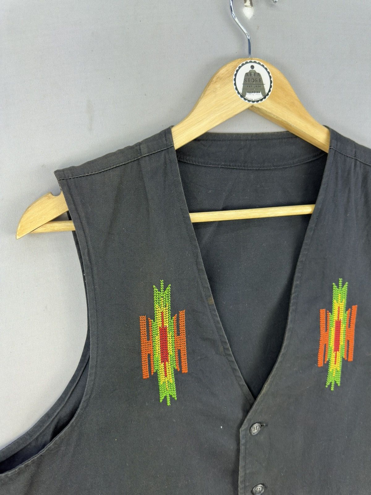 Japanese Brand Unbrand Embroidered Navajo Native Vest Size US S / EU 44-46 / 1 - 2 Thumbnail