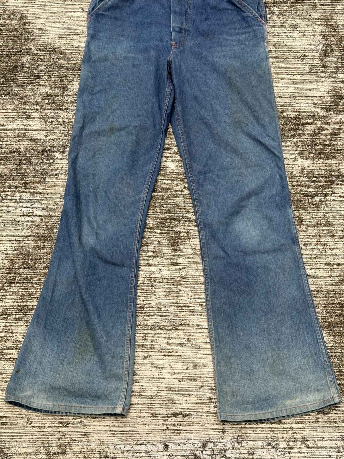 Ben Davis Vintage 1960s–Early 1970s Ben Davis Selvedge Denim Overalls Size US 30 / EU 46 - 3 Thumbnail