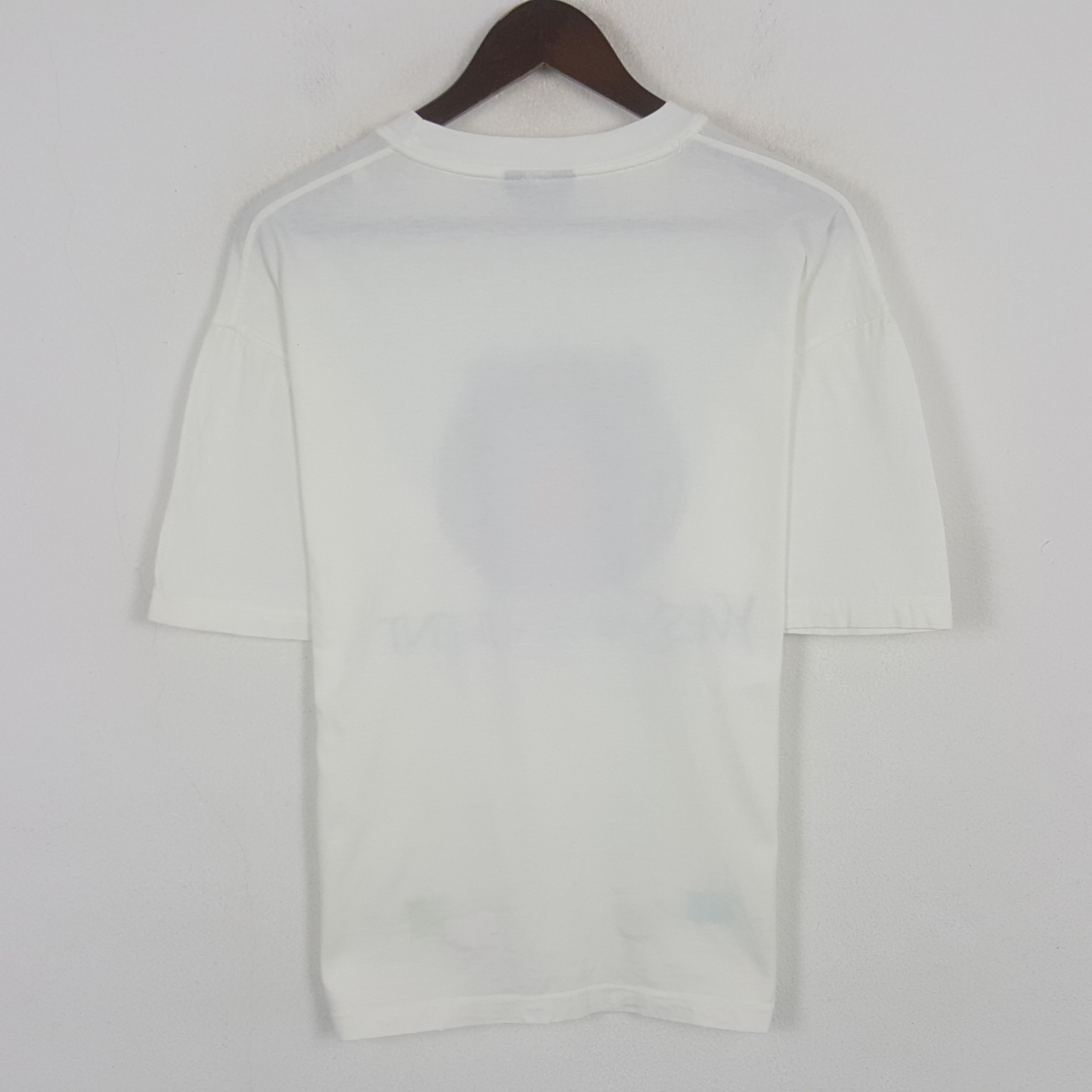 Yves Saint Laurent Vintage Yves Saint Laurent Big Logo Tshirt Size US L / EU 52-54 / 3 - 3 Thumbnail