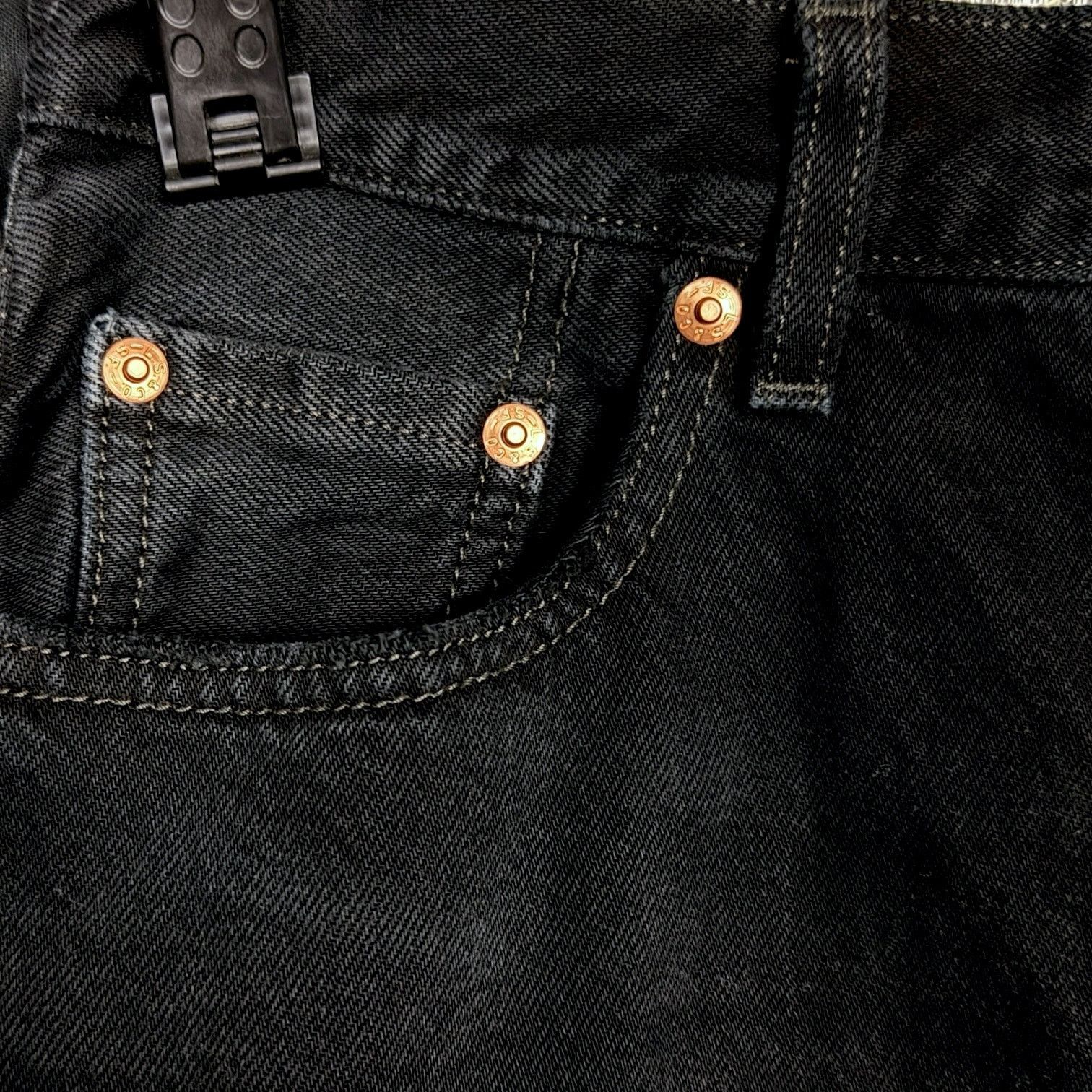 Levi's Levi's Premium High Rise Deconstructed Midi Skirt Raw Hem 26 Size 26" / US 2 / IT 38 - 3 Thumbnail