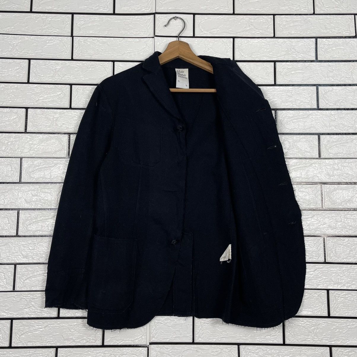 Japanese Brand Violet Buffalo Wallows Wool Jacket Size US S / EU 44-46 / 1 - 9 Thumbnail